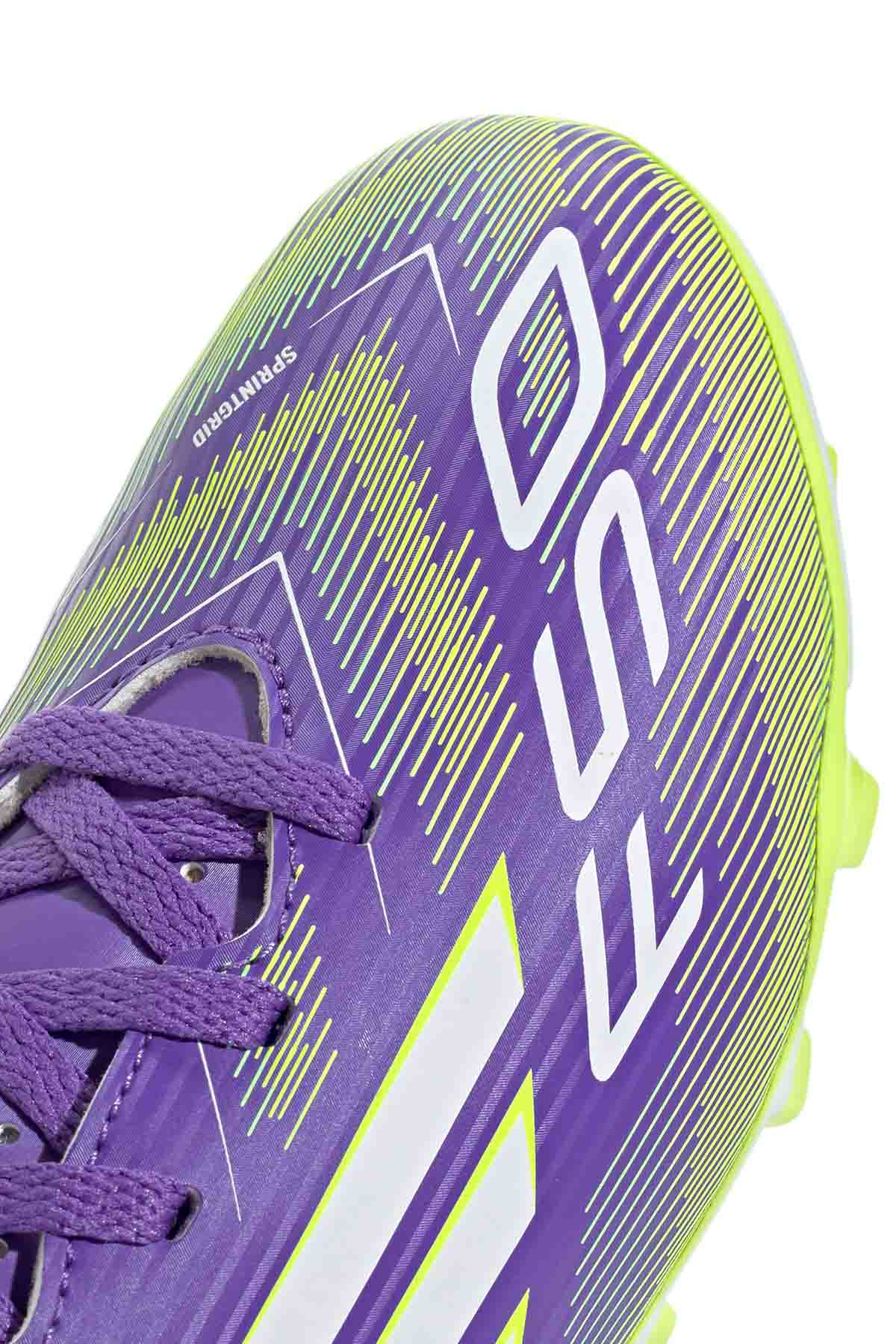 F50 CLUB FG/MG J Mor Erkek Çocuk Krampon - Görsel 8