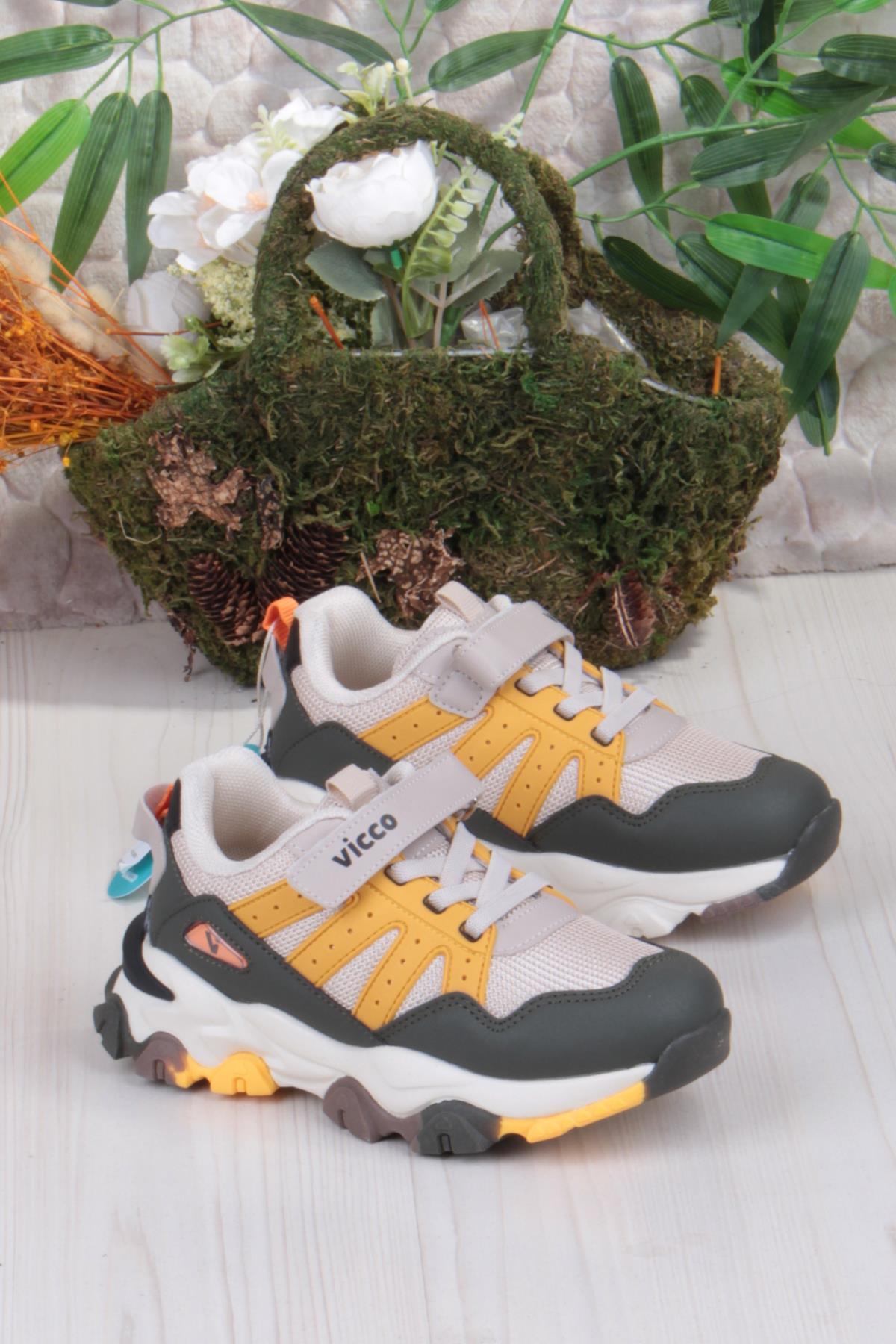 869.F25K.304 Teo Bej Outdoor Erkek Çocuk Ayakkabı - Görsel 2