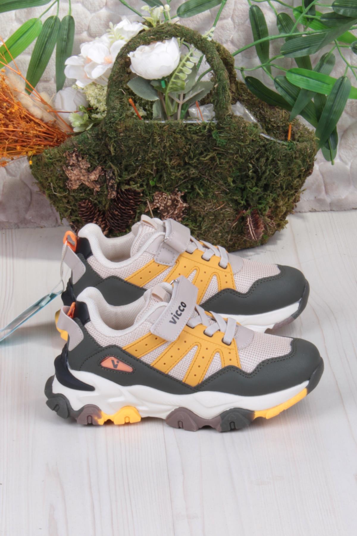 869.F25K.304 Teo Bej Outdoor Erkek Çocuk Ayakkabı - Görsel 3