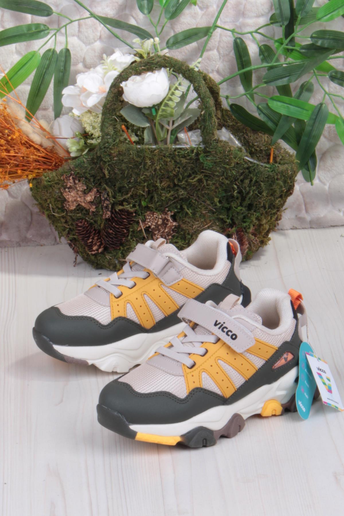 869.F25K.304 Teo Bej Outdoor Erkek Çocuk Ayakkabı - Görsel 4