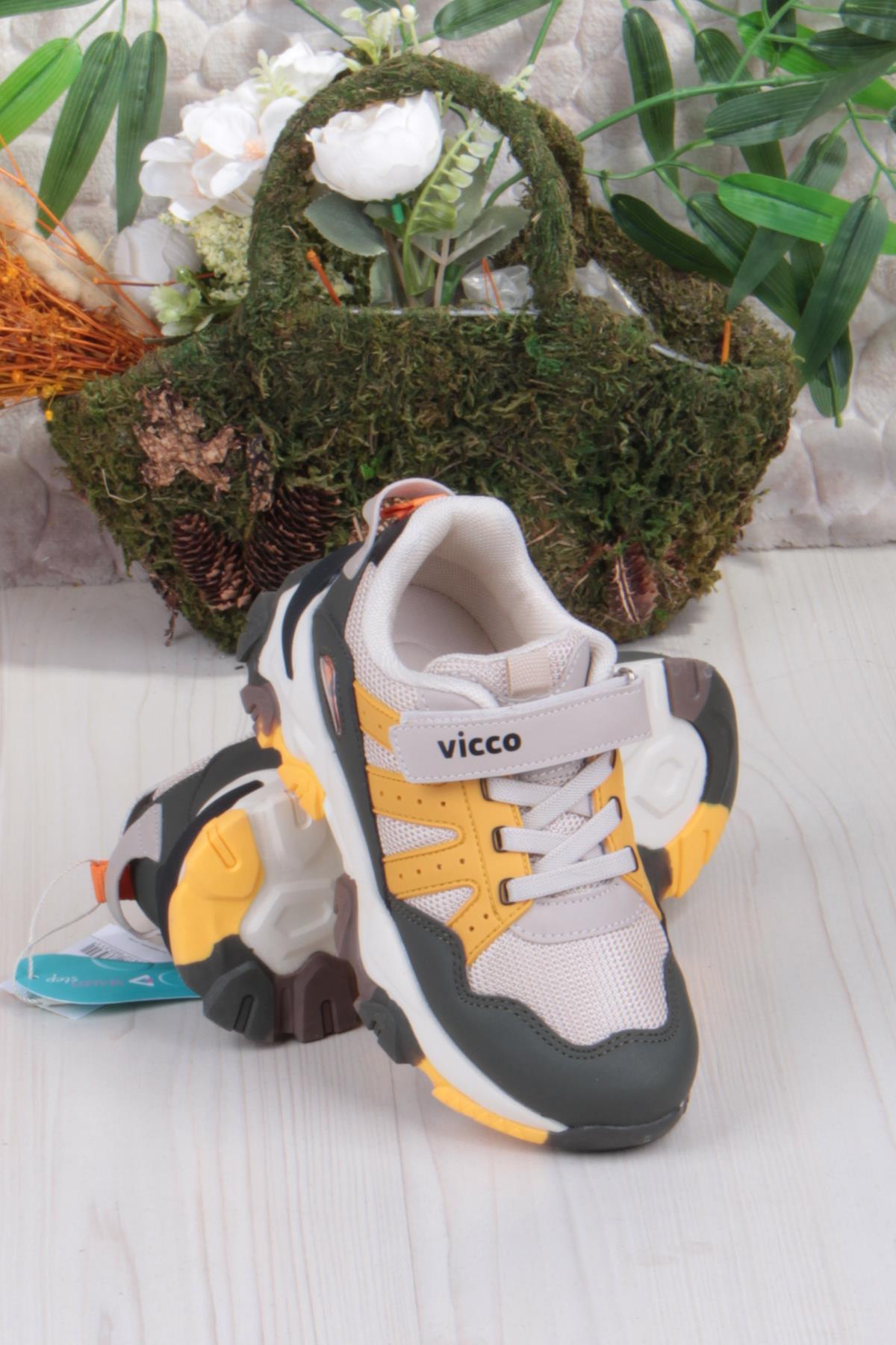 869.F25K.304 Teo Bej Outdoor Erkek Çocuk Ayakkabı - Görsel 5