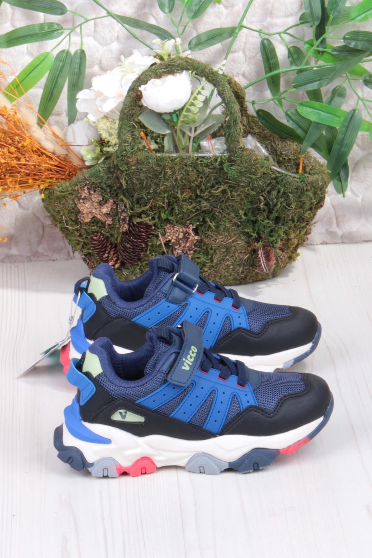 869.F25K.304 Teo Lacivert Outdoor Erkek Çocuk Ayakkabı - Görsel 3