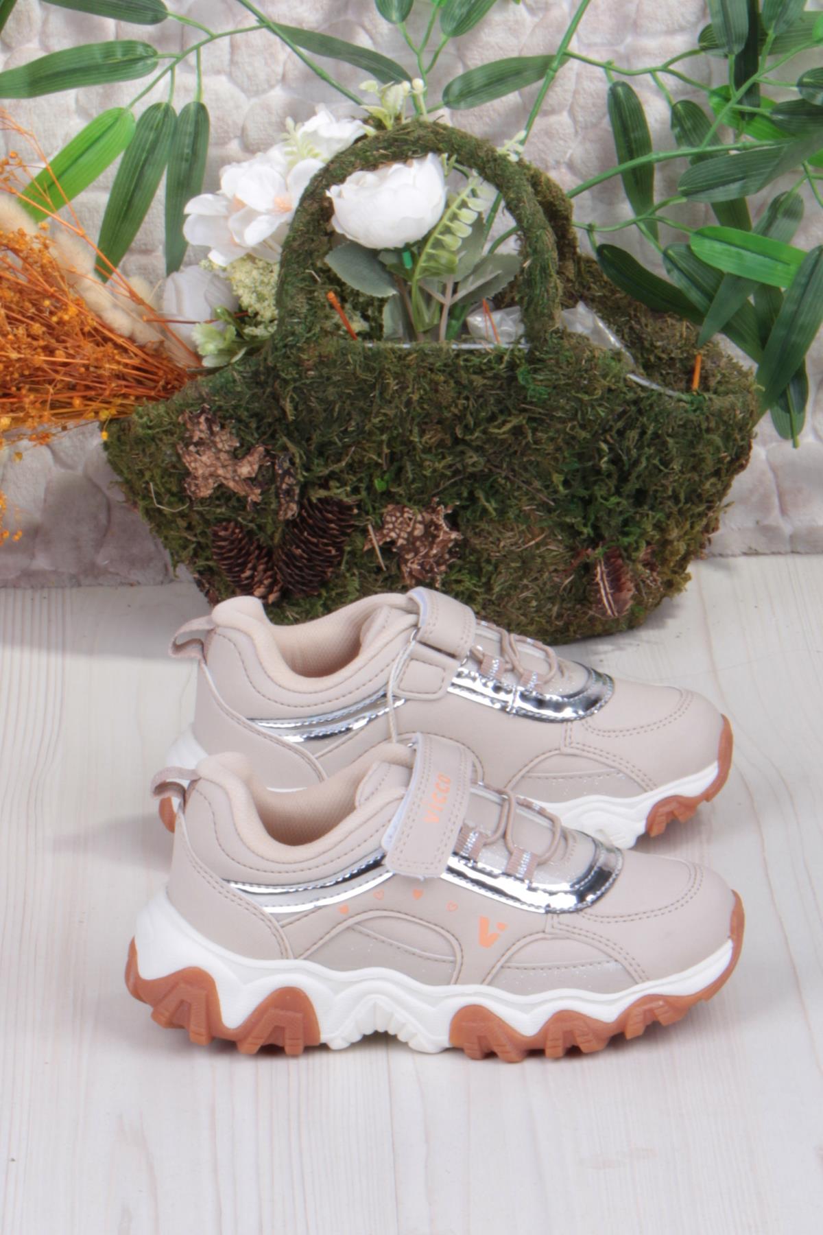 346.F25K.210 Dream Bej Outdoor Kız Çocuk Ayakkabı - Görsel 3