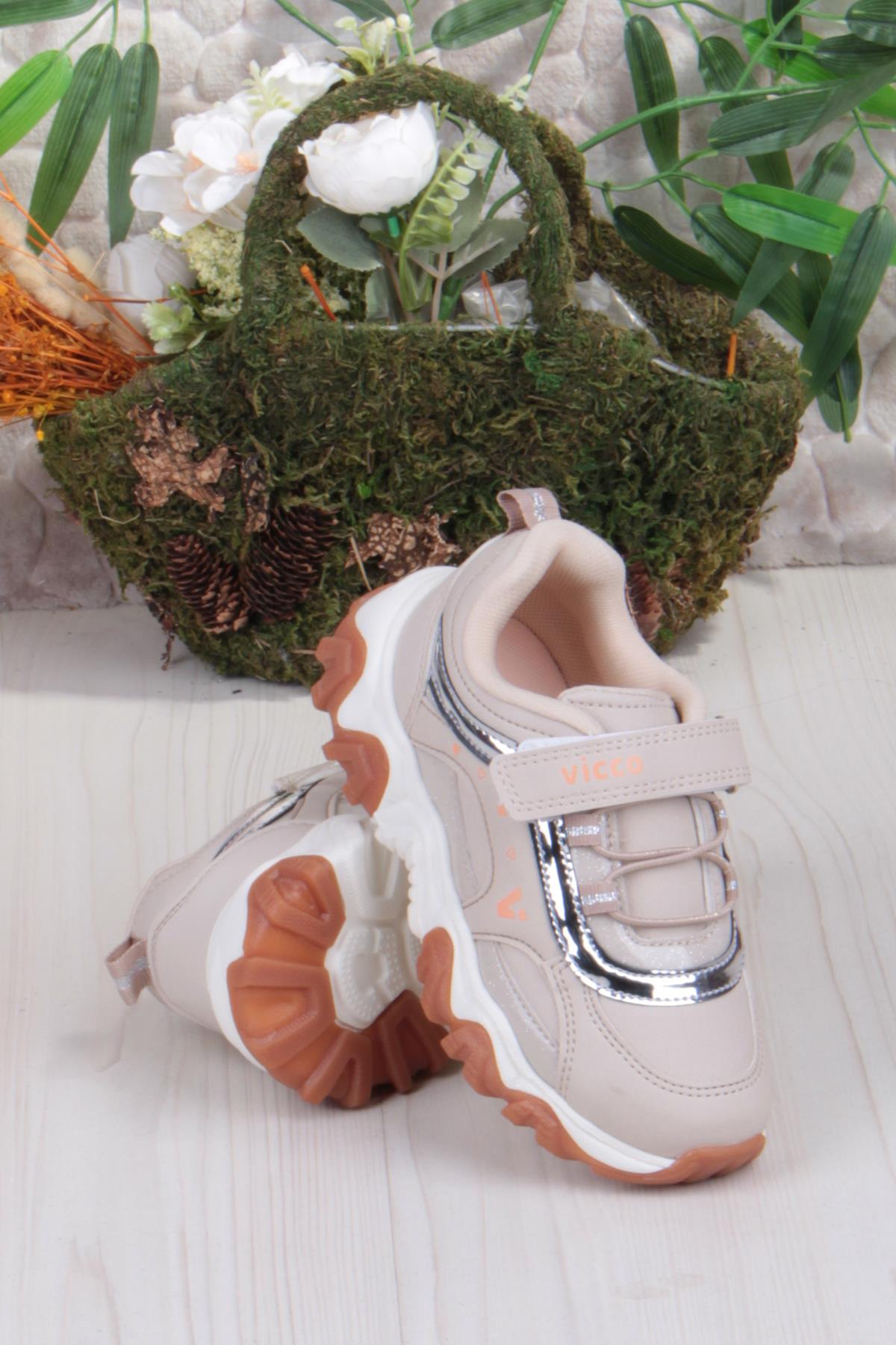 346.F25K.210 Dream Bej Outdoor Kız Çocuk Ayakkabı - Görsel 5