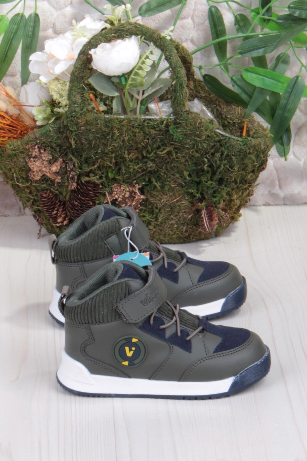 946.B24K.413 Hippi Haki Erkek Çocuk Bot - Görsel 3