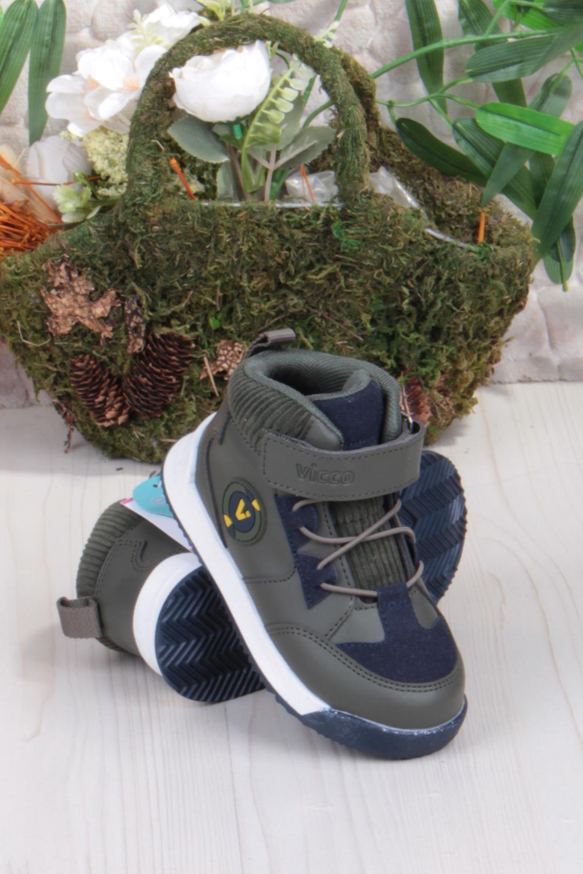 946.B24K.413 Hippi Haki Erkek Çocuk Bot - Görsel 5