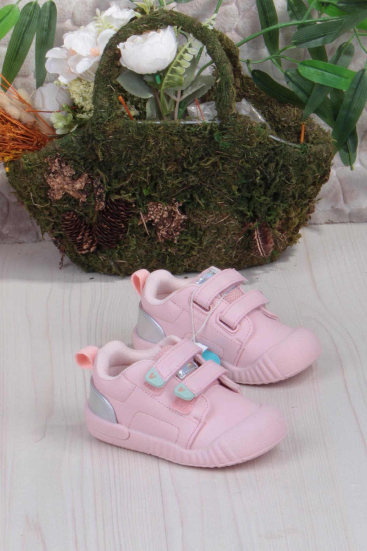 950.E25K.261 Forum Rahat Esnek Pudra İlk Adım Kız Çocuk Ayakkabı - Görsel 2