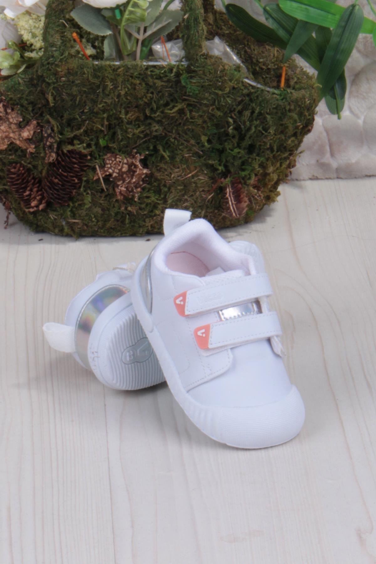 950.B25K.261 Forum Beyaz Rahat Esnek Kız Çocuk Ayakkabı - Görsel 5
