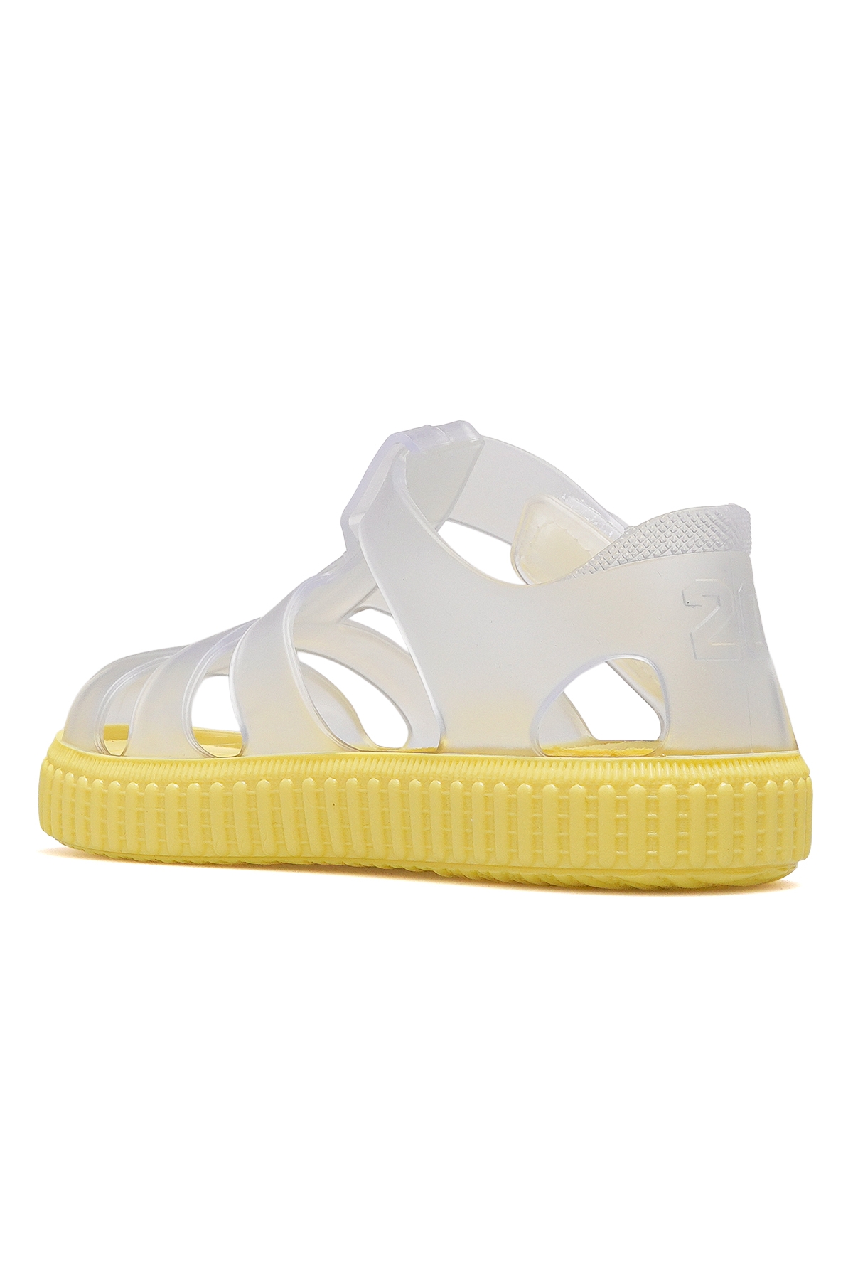Nıco Crıstal Kaymaz Taban Çocuk Günlük Sandalet 25y S10290 Şeffaf/sarı - Görsel 4