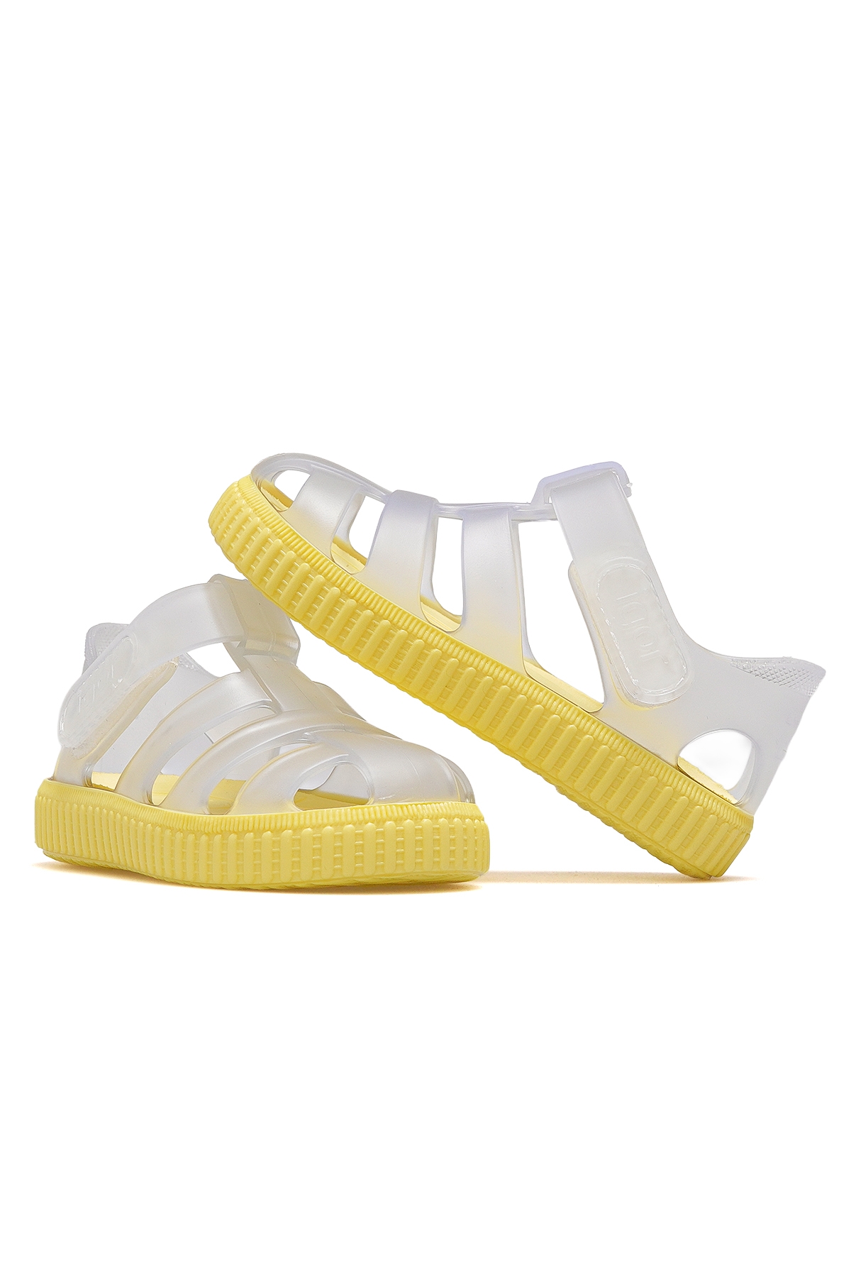 Nıco Crıstal Kaymaz Taban Çocuk Günlük Sandalet 25y S10290 Şeffaf/sarı - Görsel 7
