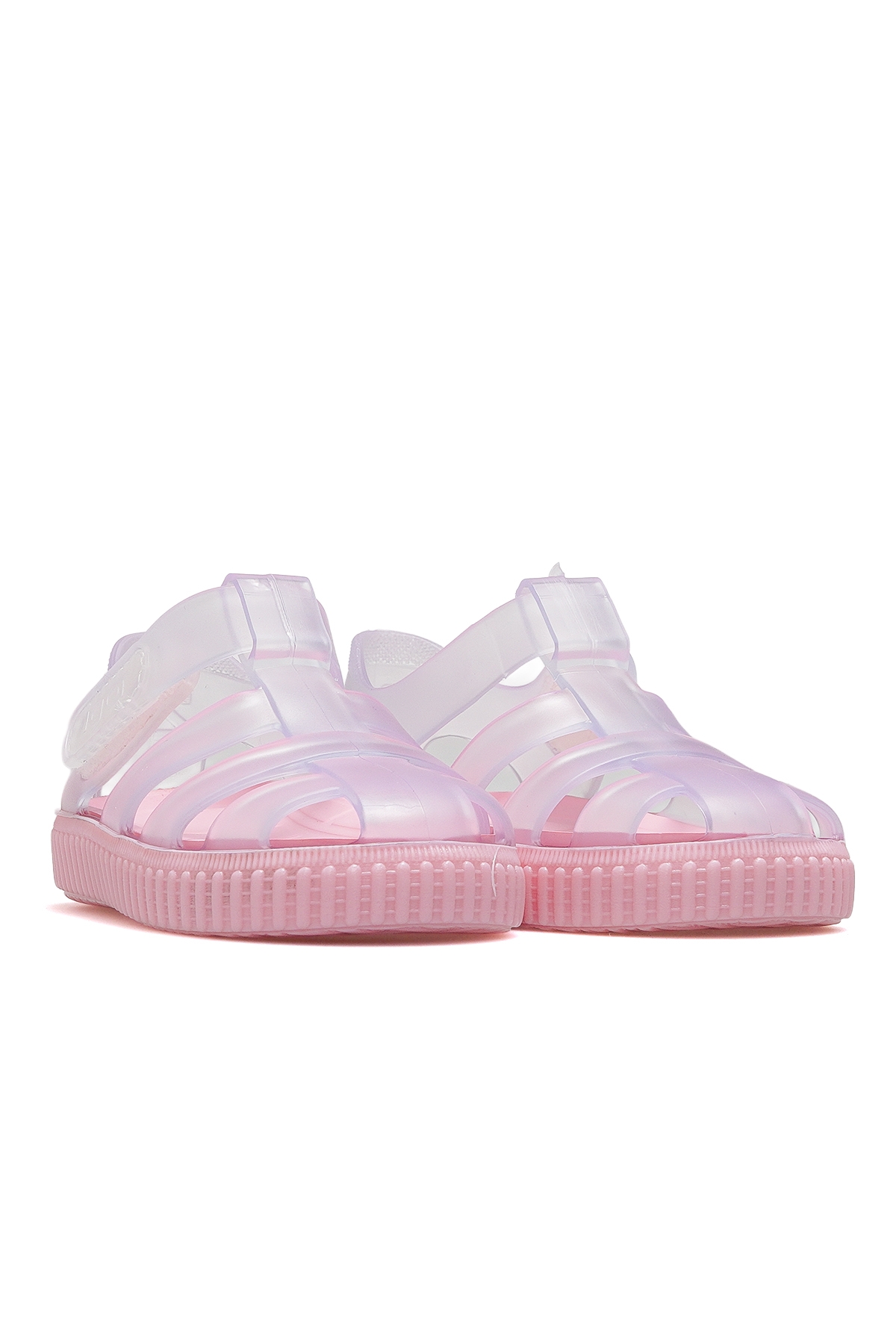 Nıco Crıstal Kaymaz Taban Çocuk Günlük Sandalet 25y S10290 Şeffaf/pembe - Görsel 6