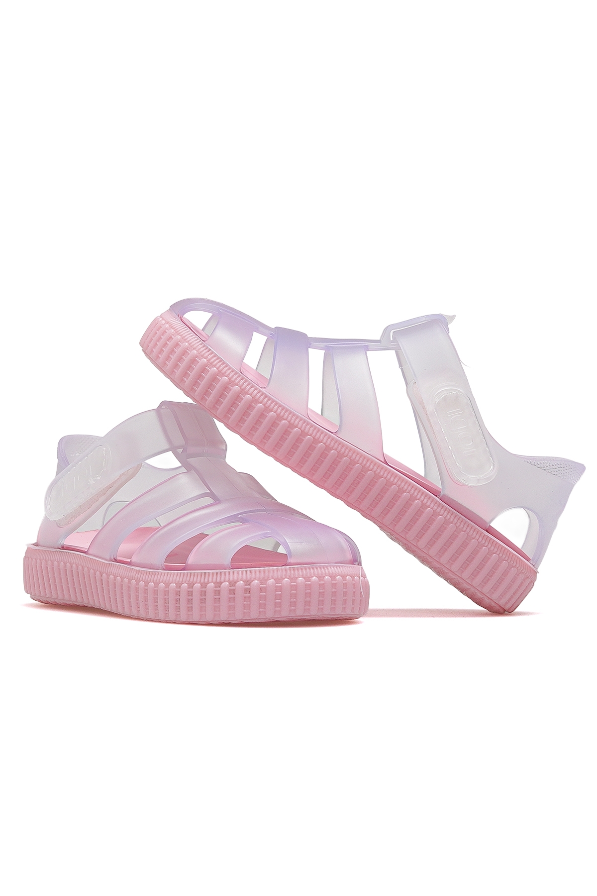 Nıco Crıstal Kaymaz Taban Çocuk Günlük Sandalet 25y S10290 Şeffaf/pembe - Görsel 7