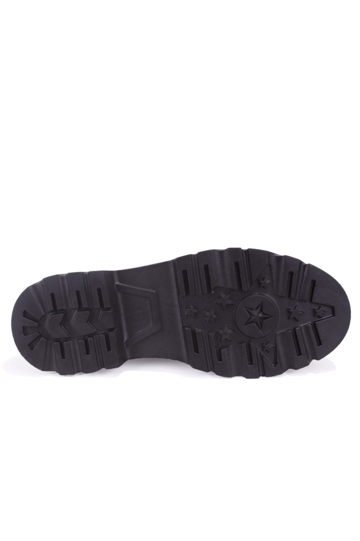 DZA07-90801 Siyah Rugan Günlük Loafer Kadın Ayakkabı - Görsel 5