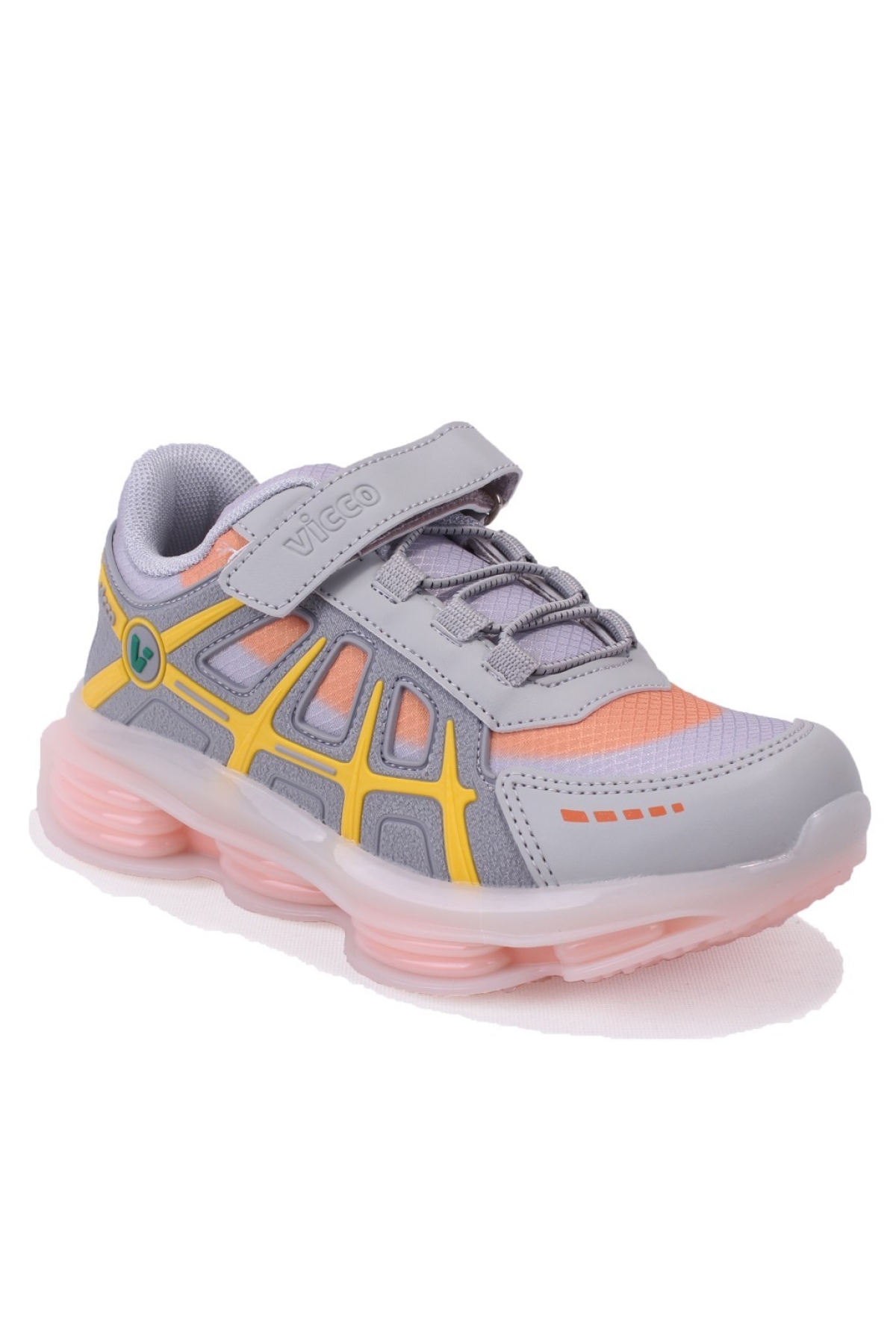 Kontra 346F25K249 Gri Ortopedik Kız Çocuk Spor Ayakkabı - Görsel 2