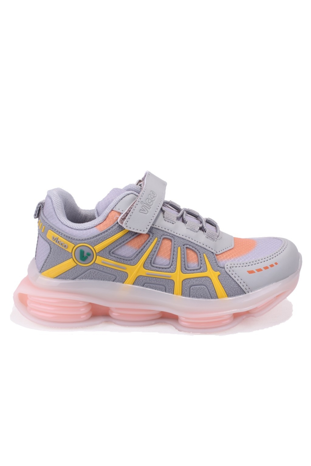 Kontra 346F25K249 Gri Ortopedik Kız Çocuk Spor Ayakkabı - Görsel 3