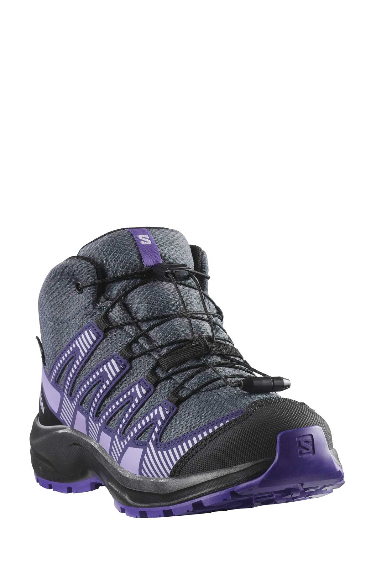 XA PRO V8 MID WATERPROOF Gri Kadın Outdoor Ayakkabı - Görsel 3