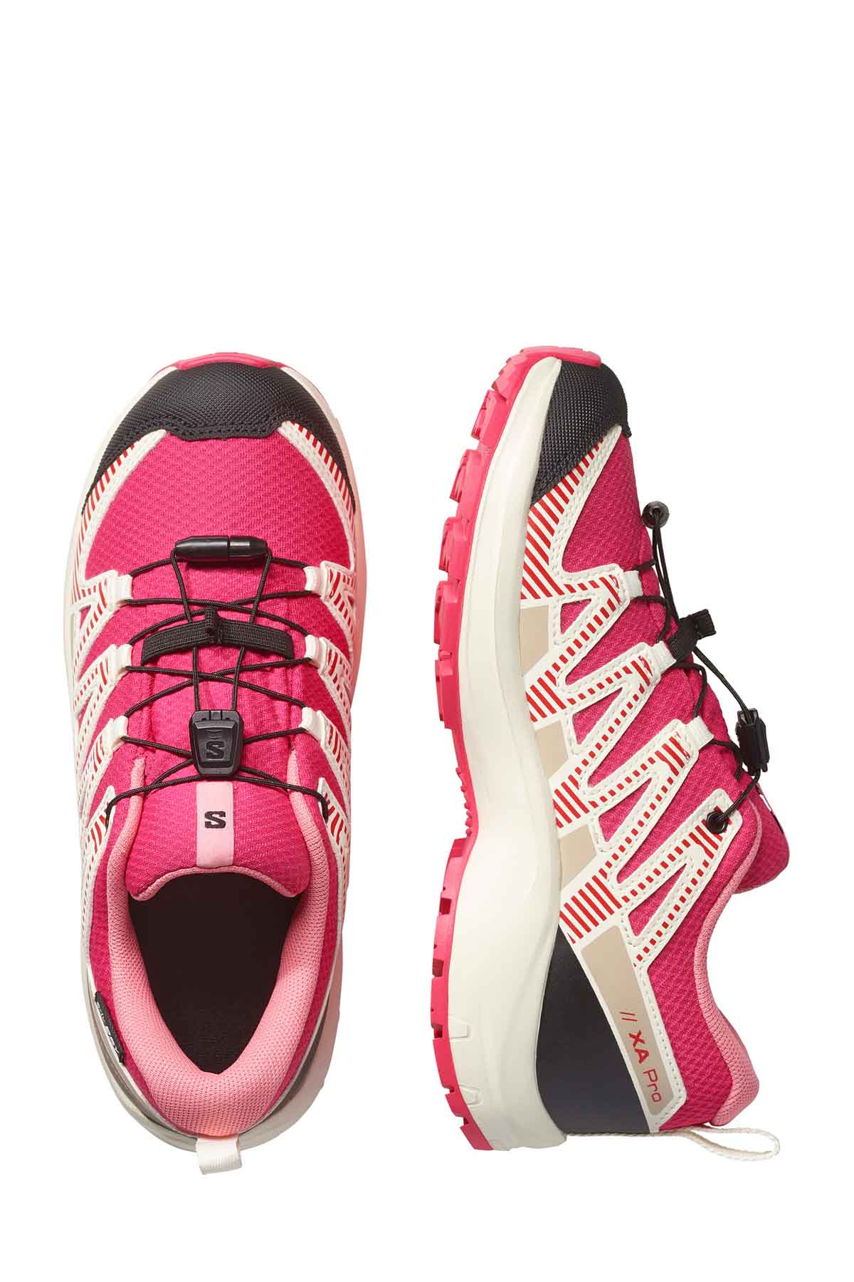 XA PRO V8 WATERPROOF Kırmızı Kadın Outdoor Ayakkabı - Görsel 6