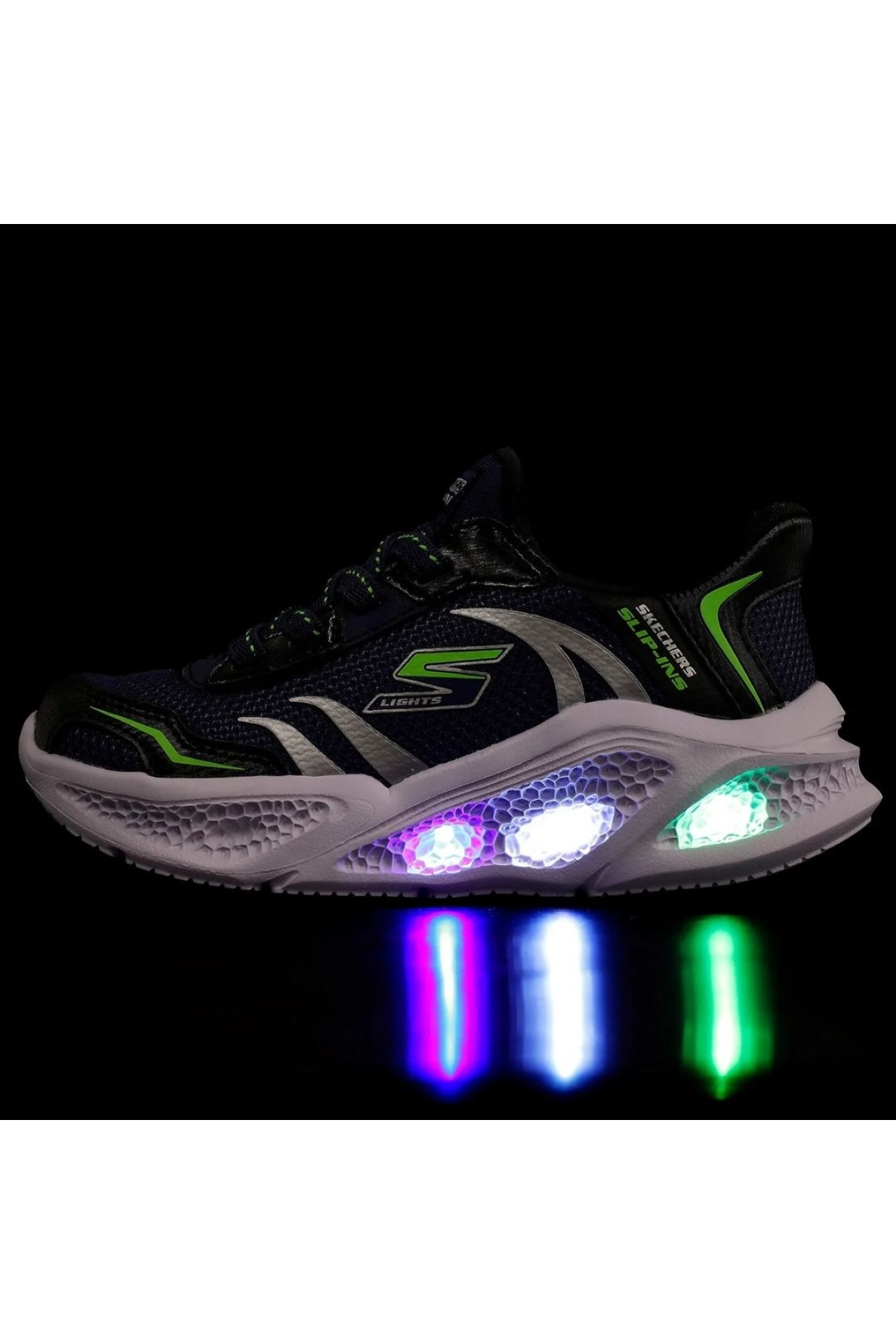 Meteor-lights Brisk-beams 403848L Işıklı Ortopedik Çocuk Spor Ayakkabı - Görsel 3