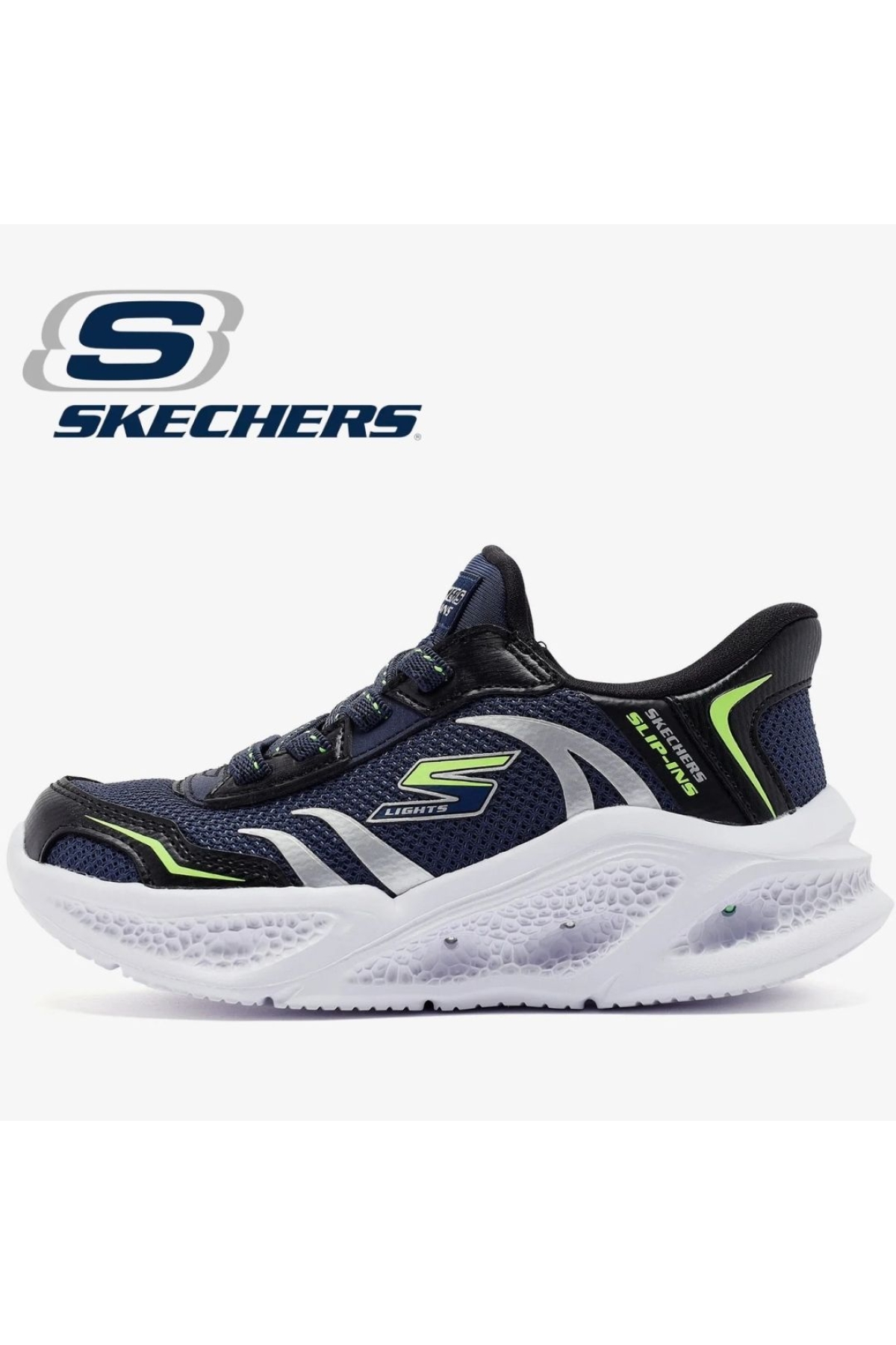 Meteor-lights Brisk-beams 403848L Işıklı Ortopedik Çocuk Spor Ayakkabı - Görsel 4