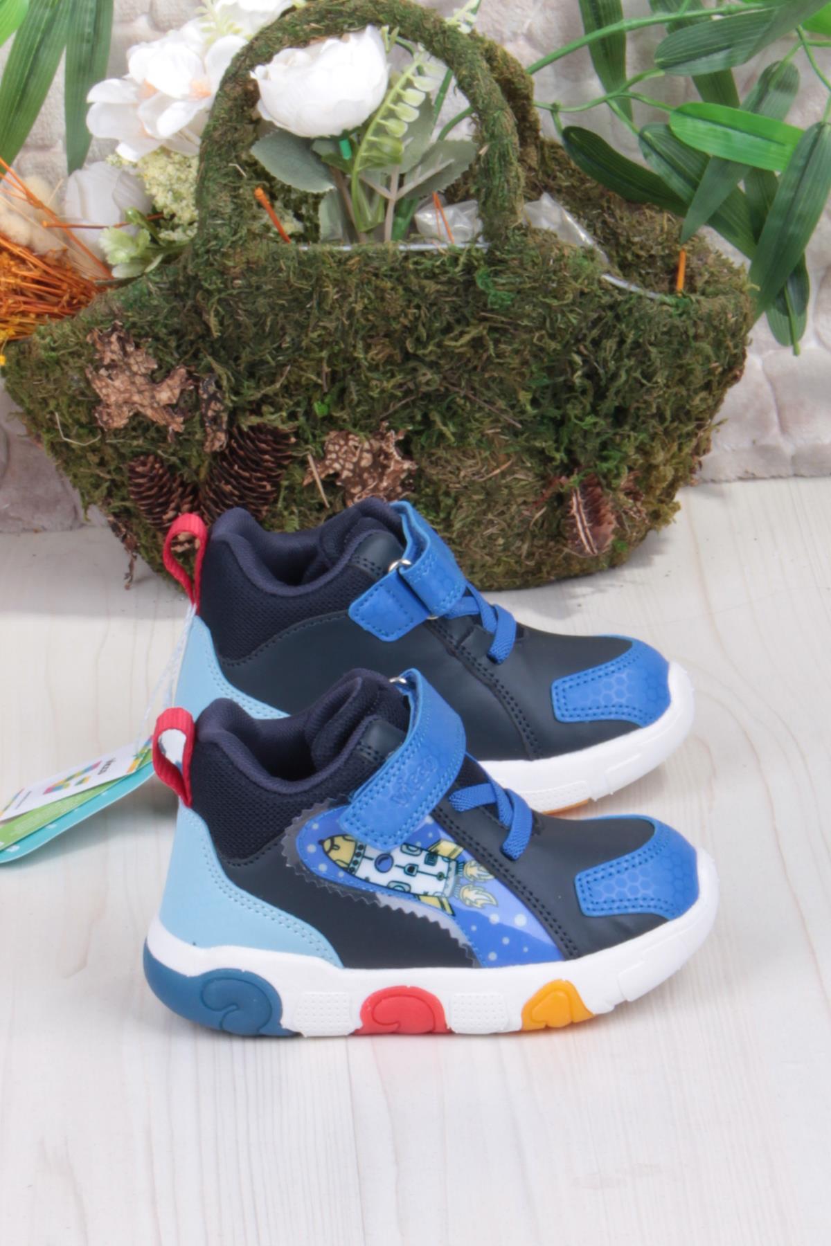 946.B25K.411 Rocky Lacivert Işıklı Erkek Çocuk Bot - Görsel 3