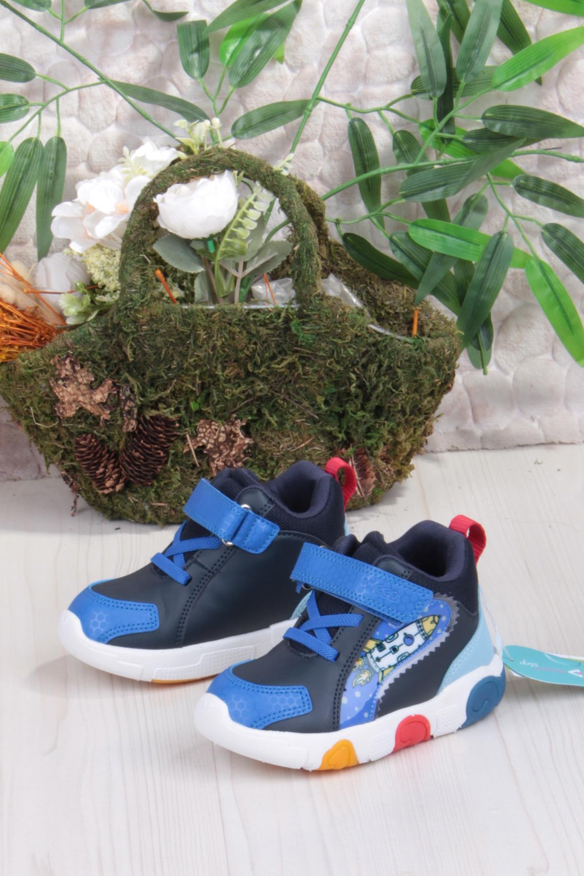 946.B25K.411 Rocky Lacivert Işıklı Erkek Çocuk Bot - Görsel 4