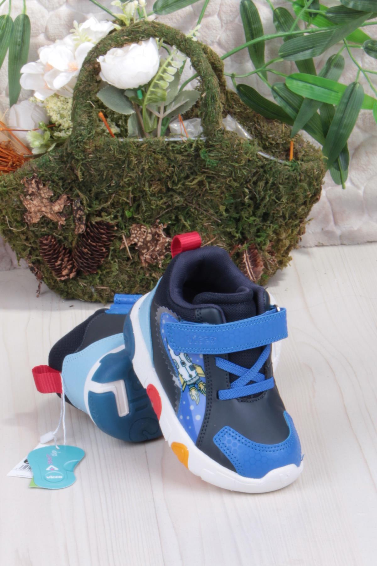 946.P25K.411 Rocky Lacivert Işıklı Erkek Çocuk Bot - Görsel 5