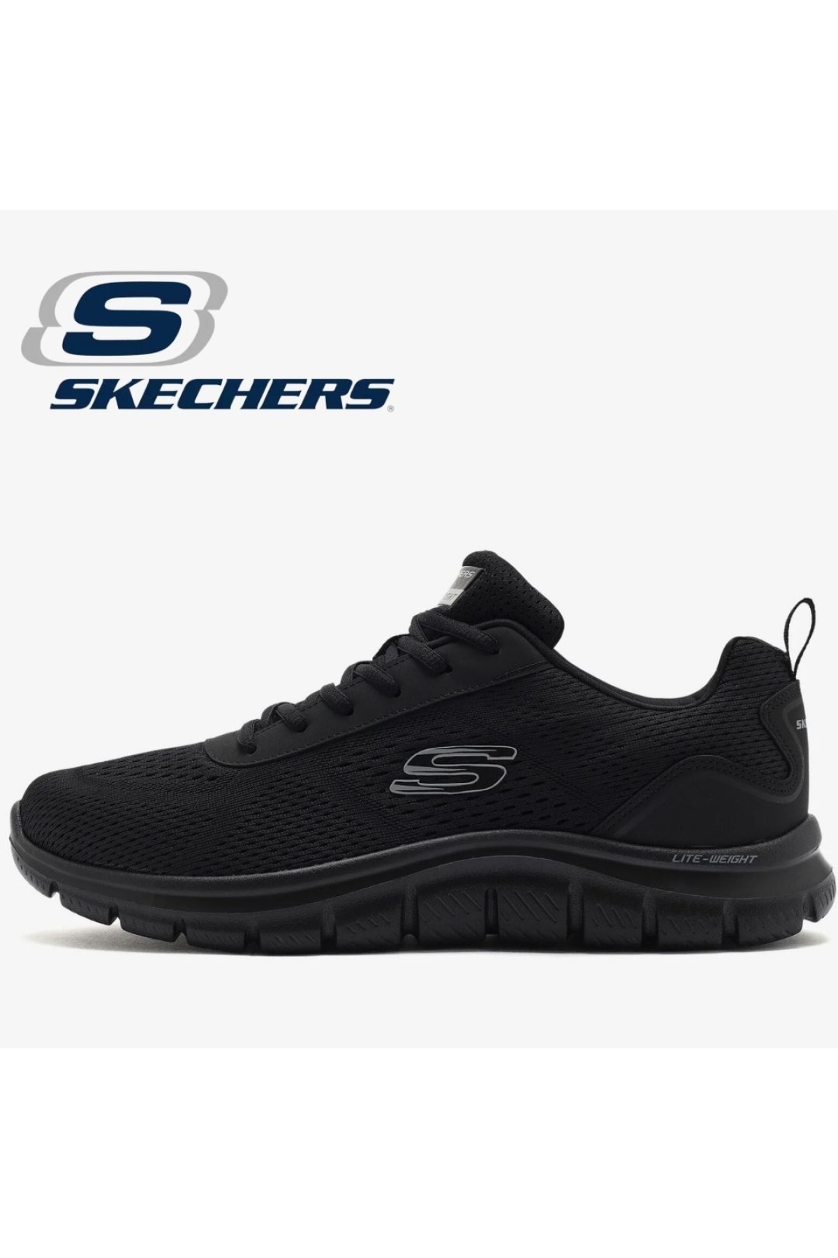 Skechers Skechers Siyah Track Leshur 232758TK Erkek Spor Ayakkabı Flo'da! Siyah - 3. görsel