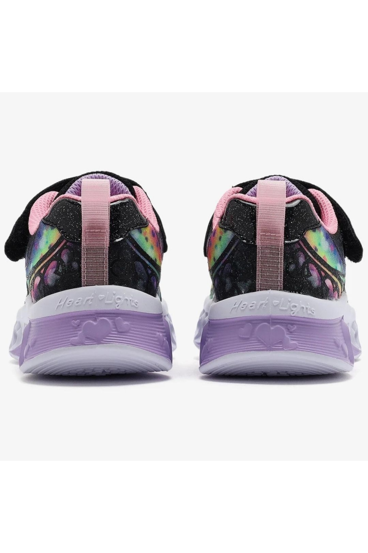 Flutter Heart Lights - Groovy Swirl 303253L Ortopedik Işıklı Çocuk Spor Ayakkabı - Görsel 6