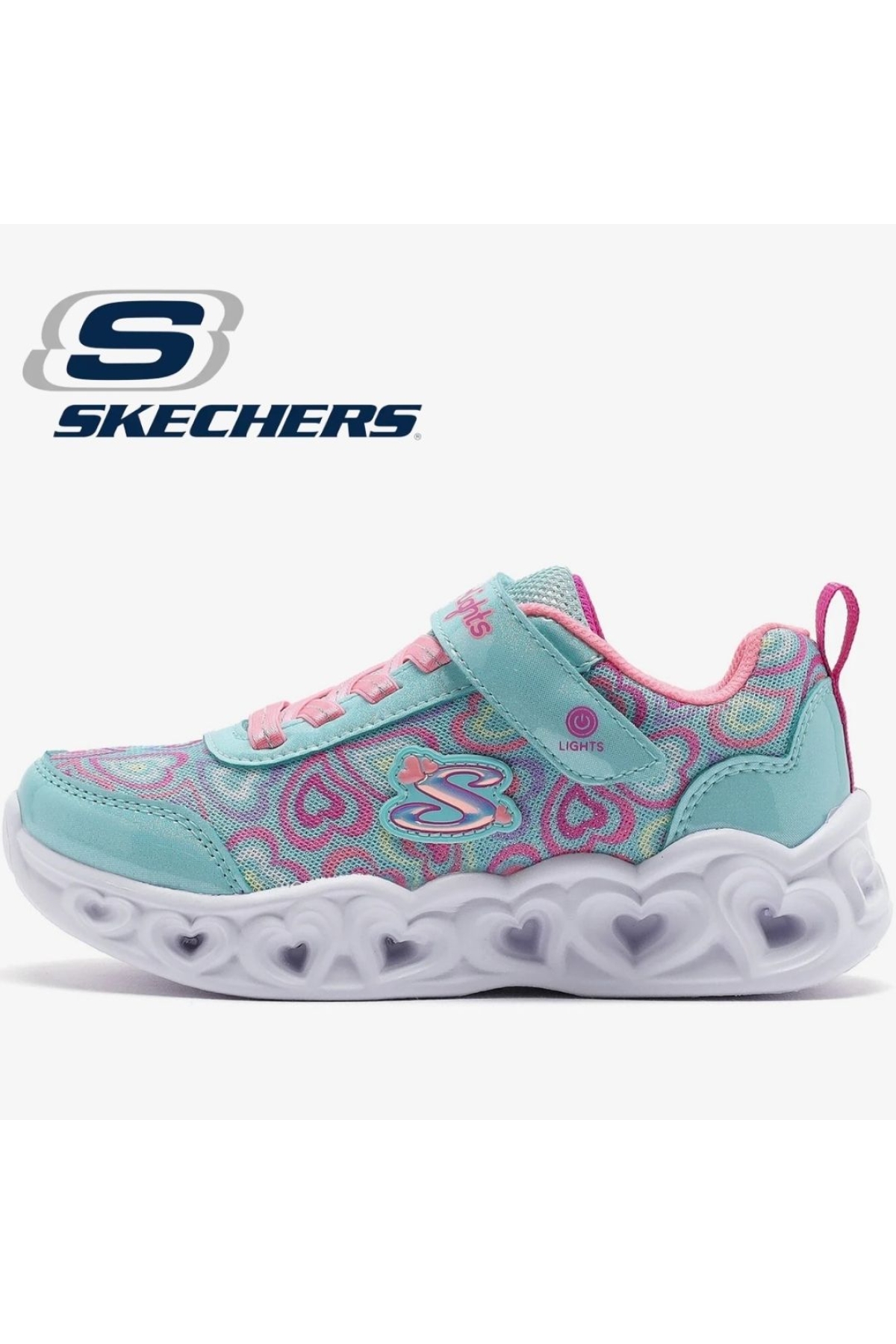 Heart Lights - Boogıe Love 303257L Ortopedik Işıklı Çocuk Spor Ayakkabı - Görsel 3