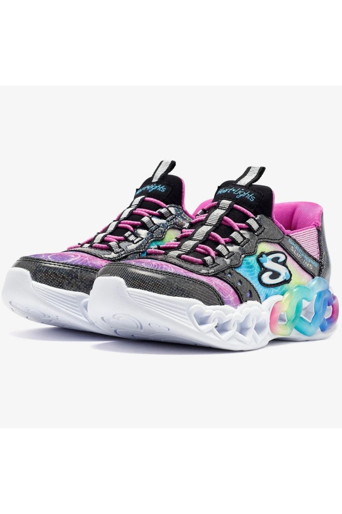 Infinite Heart Lights Eternal Shimmer 303755L Ortopedik Işıklı Çocuk Spor Ayakkabı - Görsel 2