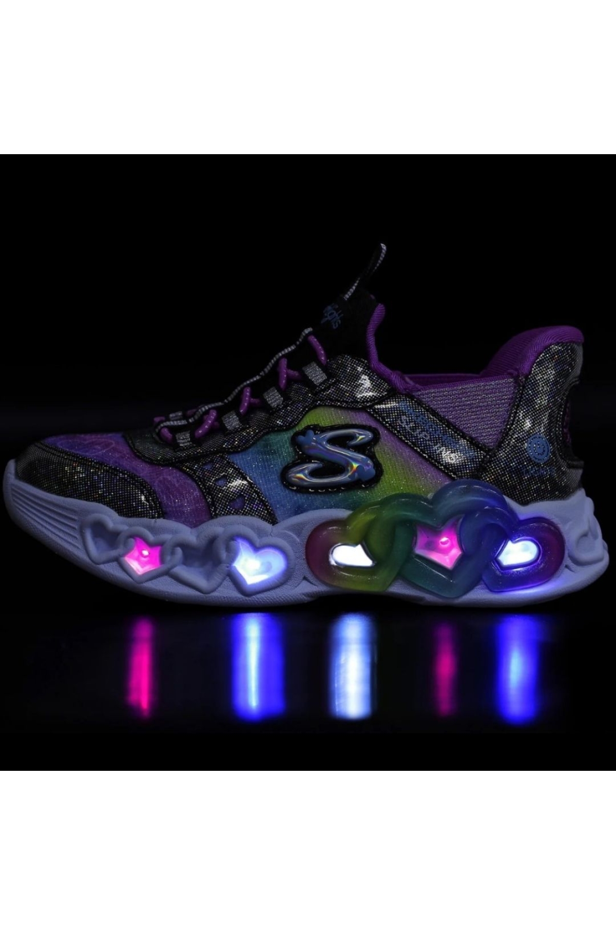 Infinite Heart Lights Eternal Shimmer 303755L Ortopedik Işıklı Çocuk Spor Ayakkabı - Görsel 3