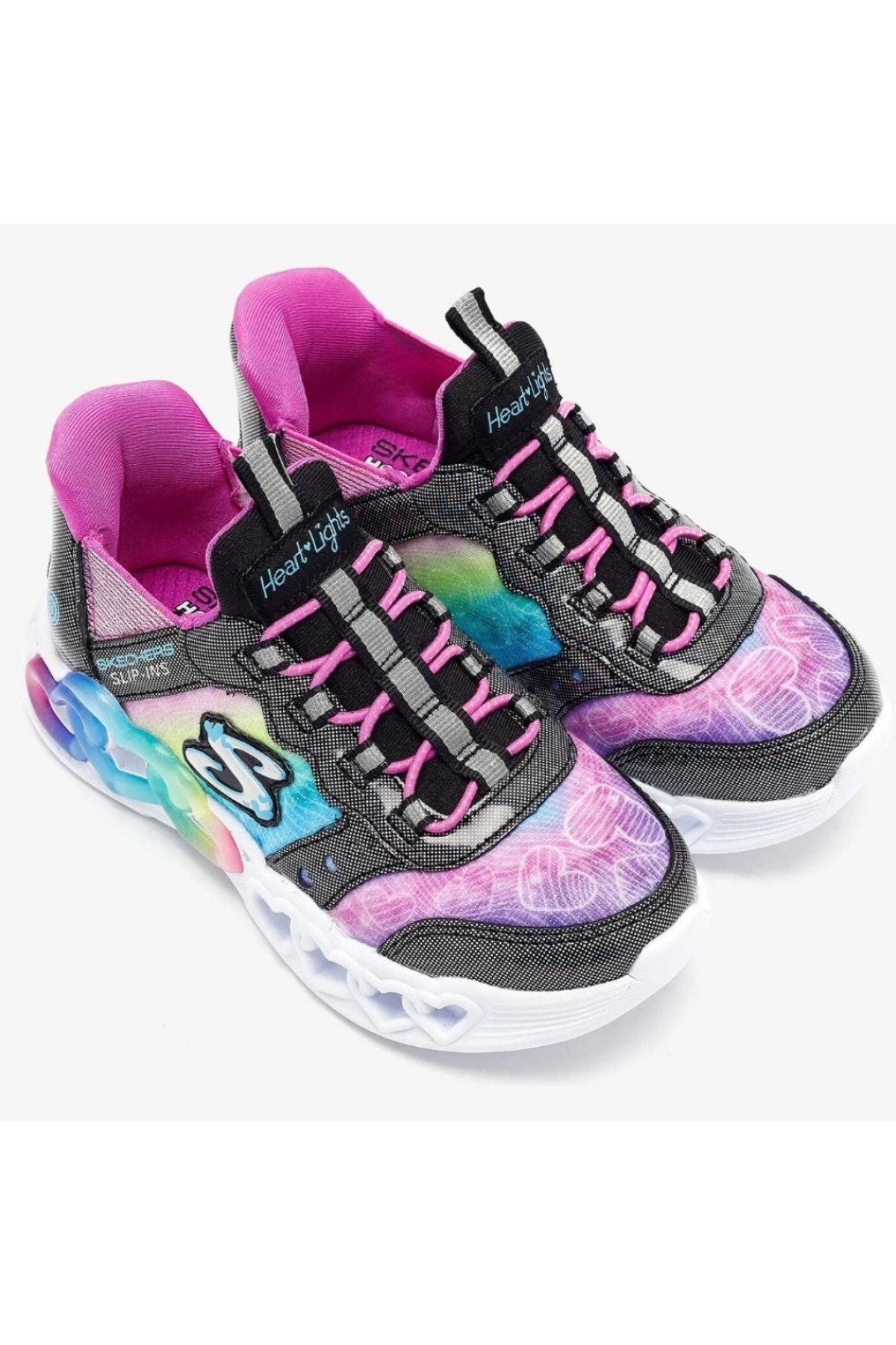 Infinite Heart Lights Eternal Shimmer 303755L Ortopedik Işıklı Çocuk Spor Ayakkabı - Görsel 7
