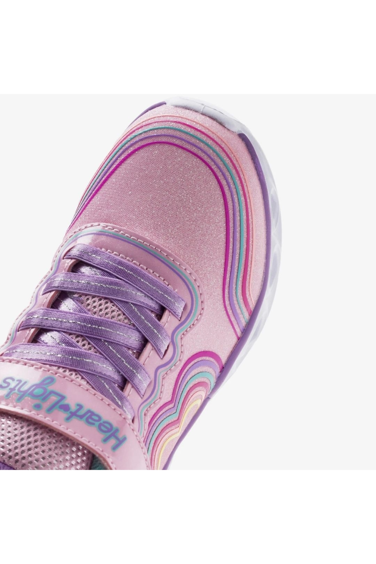 S-lights Heart Lights Retro Hearts 302689L Işıklı Ortopedik Çocuk Spor Ayakkabı - Görsel 4