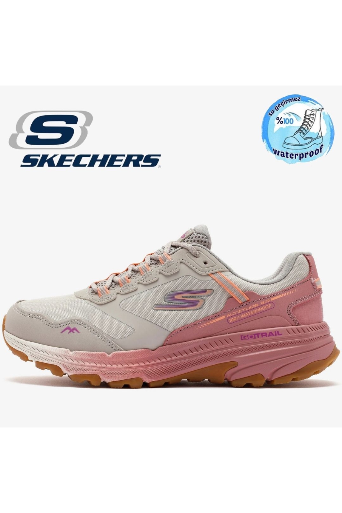 Go Run Trail Altitude 2.0 Pine Ridge 129526 Waterproof Unisex Spor Ayakkabı - Görsel 3