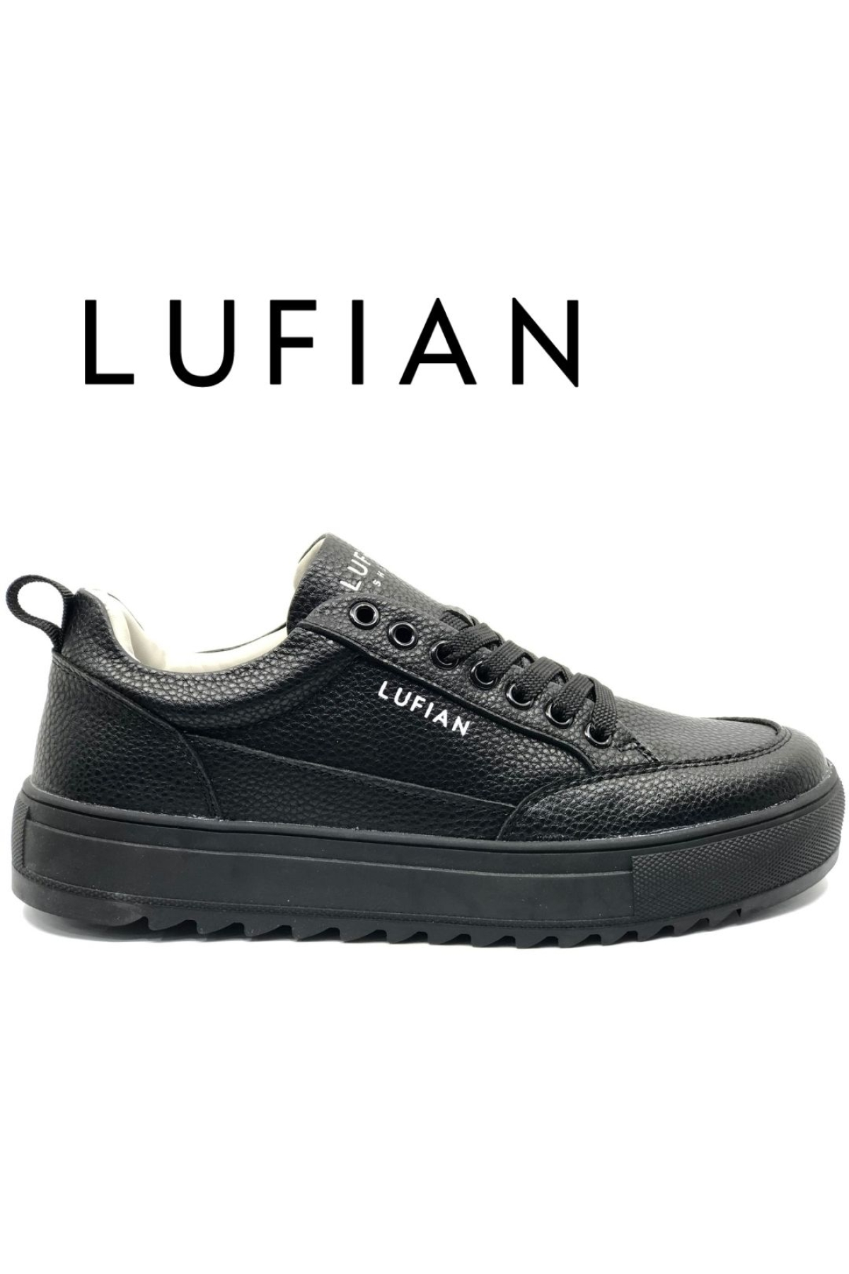 Lufian Lufian Siyah 112230228 Phılıp Sneaker Erkek Deri Ayakkabı | Flo Siyah - 4. görsel
