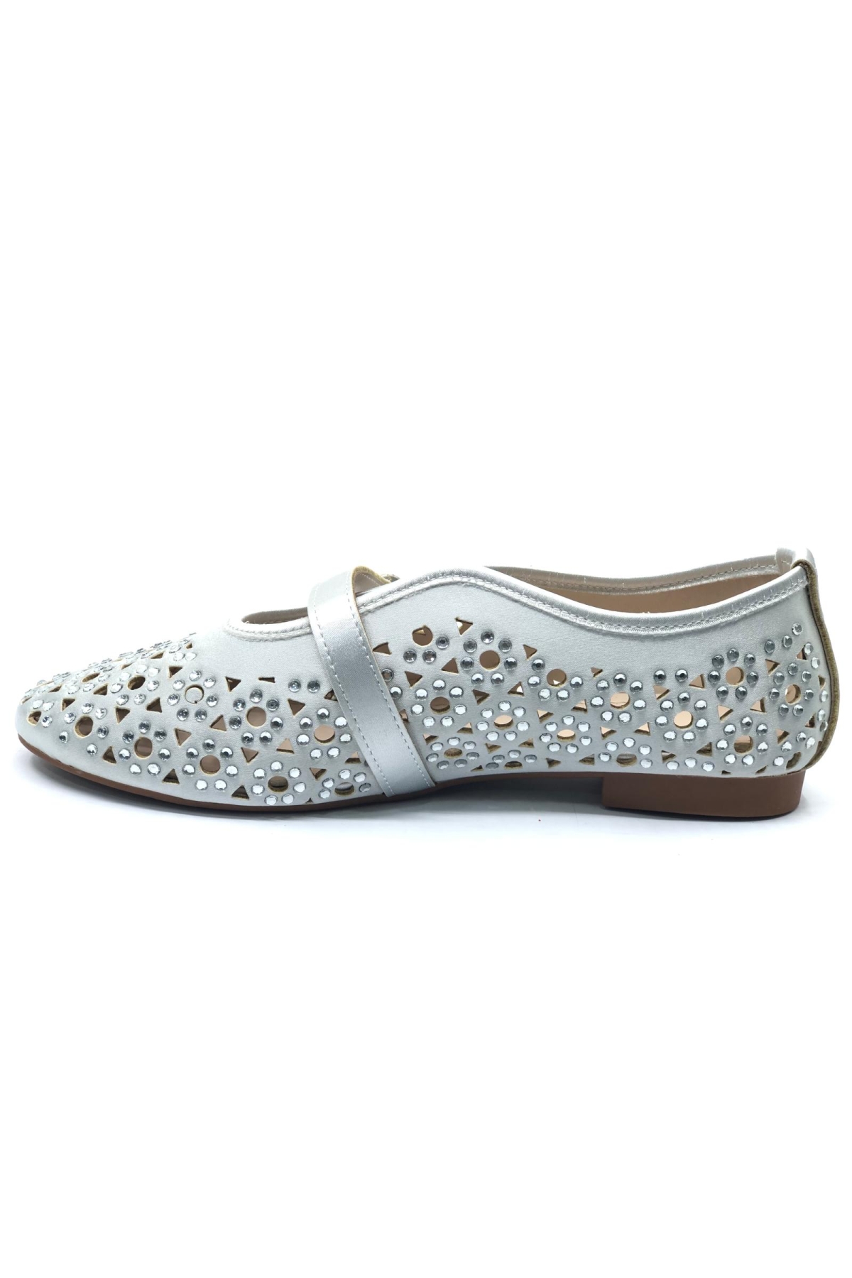 Delik Taş Detaylı Kadın Babet Ayakkabı - Görsel 4