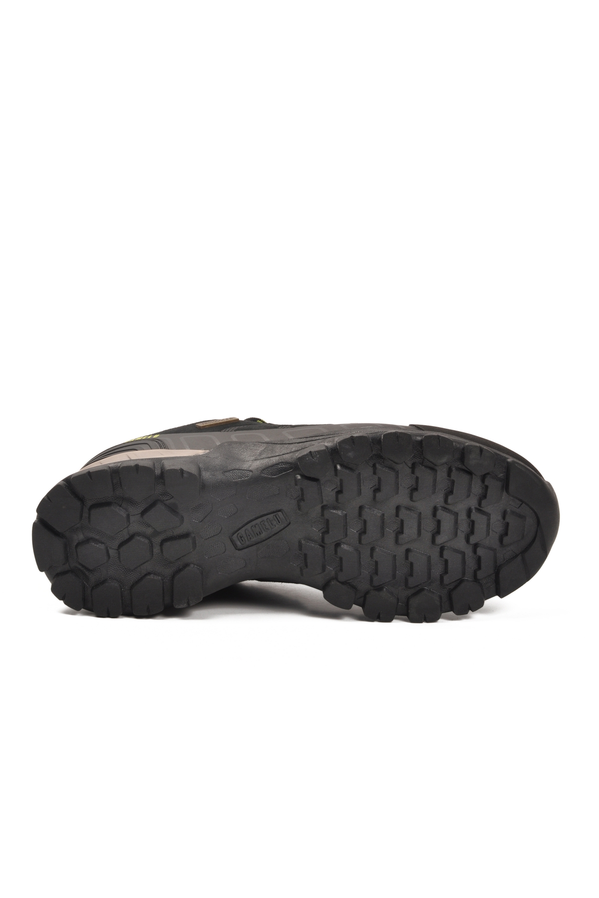 Siyah Sarı Hakiki Deri Su Geçirmez Erkek Outdoor Trekking Ayakkabı - Görsel 6