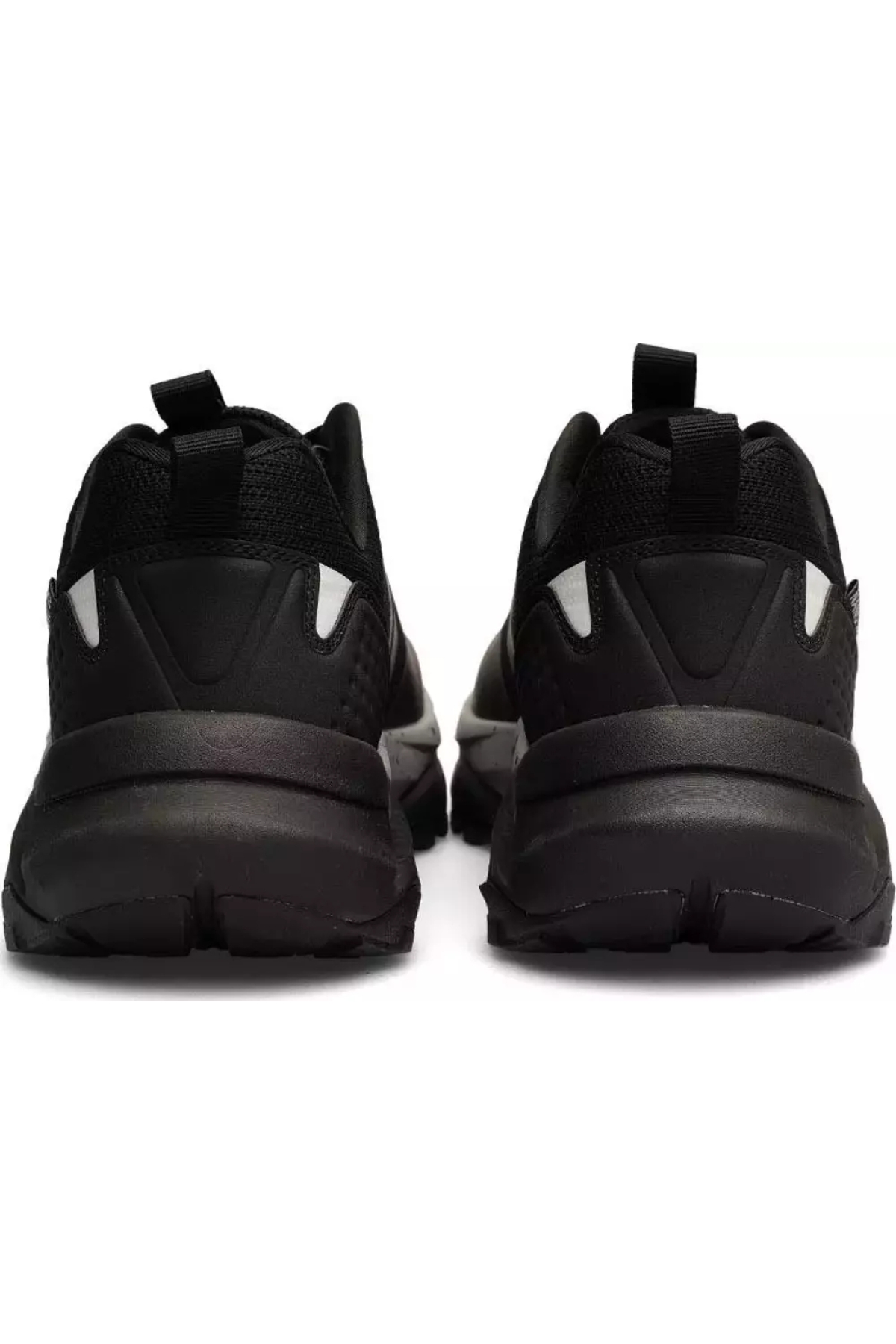Siyah Siyah Fileli Bağcıklı Erkek Spor Ayakkabı - Görsel 5