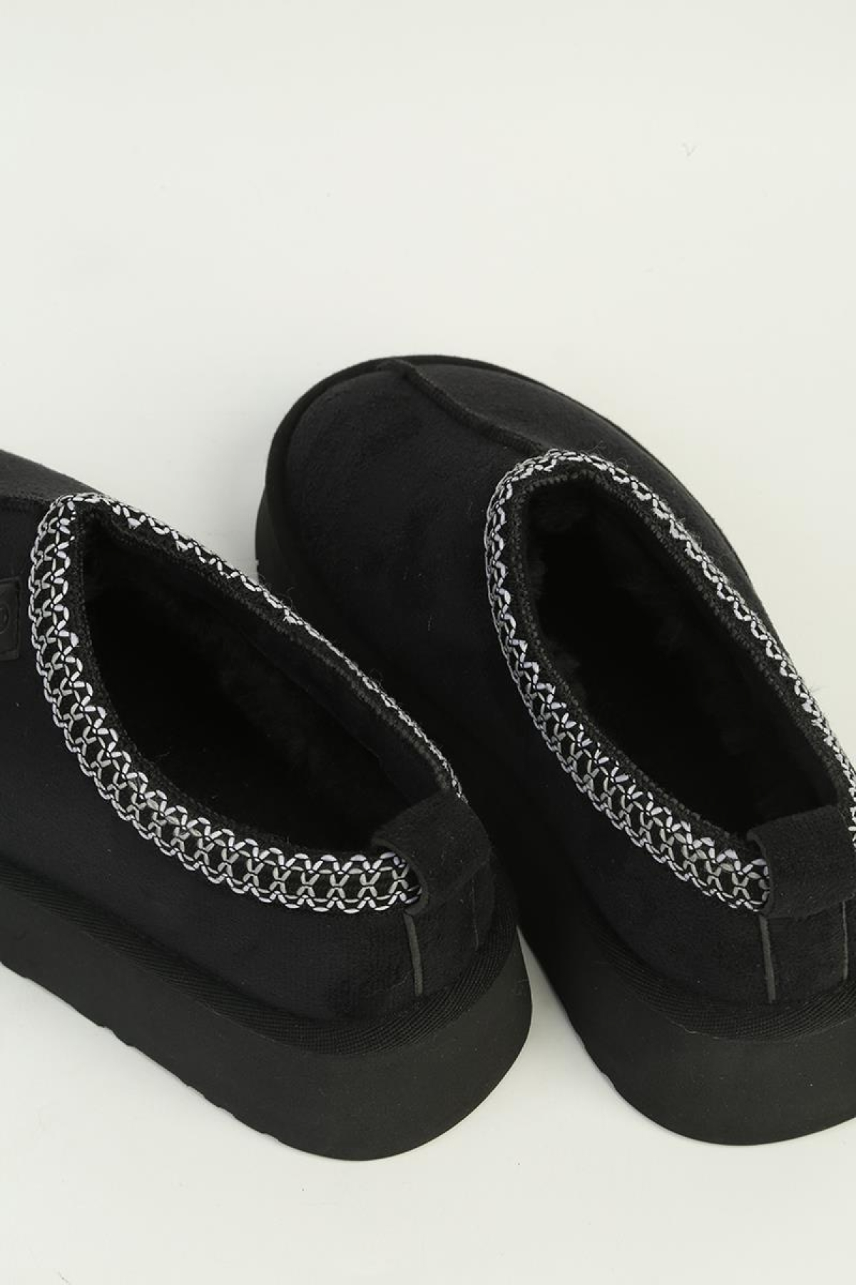 Siyah İçi Tüylü Terlik BN-50149 - Görsel 5