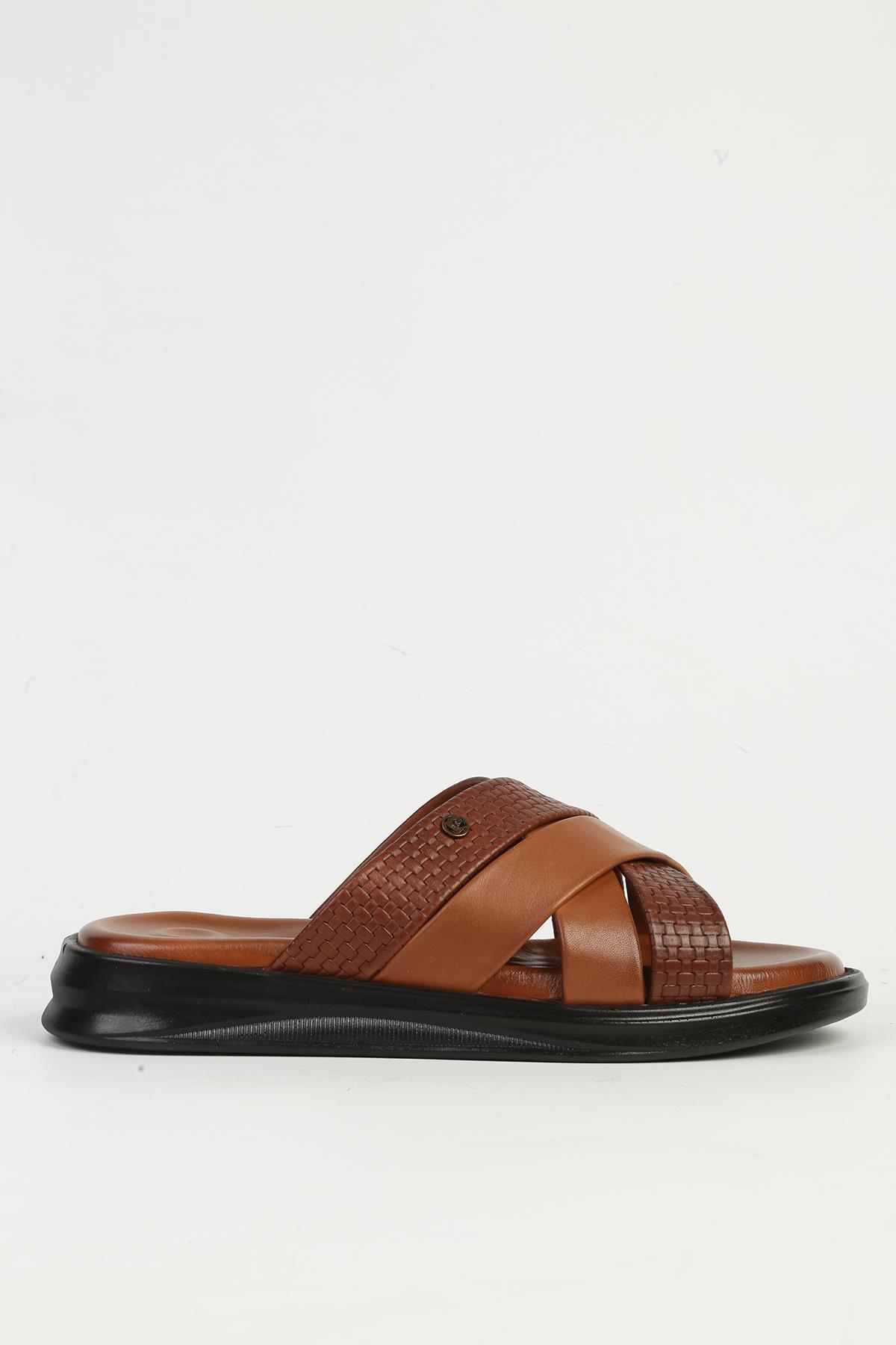 Deri Taba Erkek Terlik PC-7336 - Görsel 2