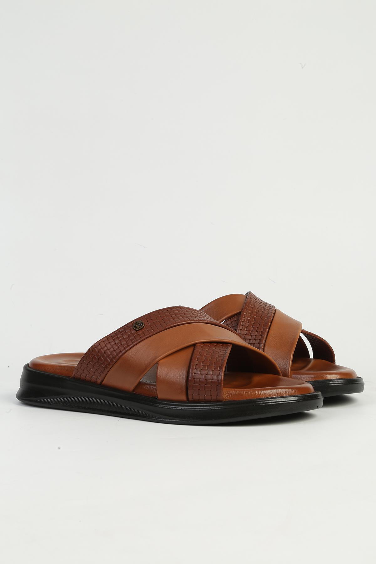 Deri Taba Erkek Terlik PC-7336 - Görsel 3