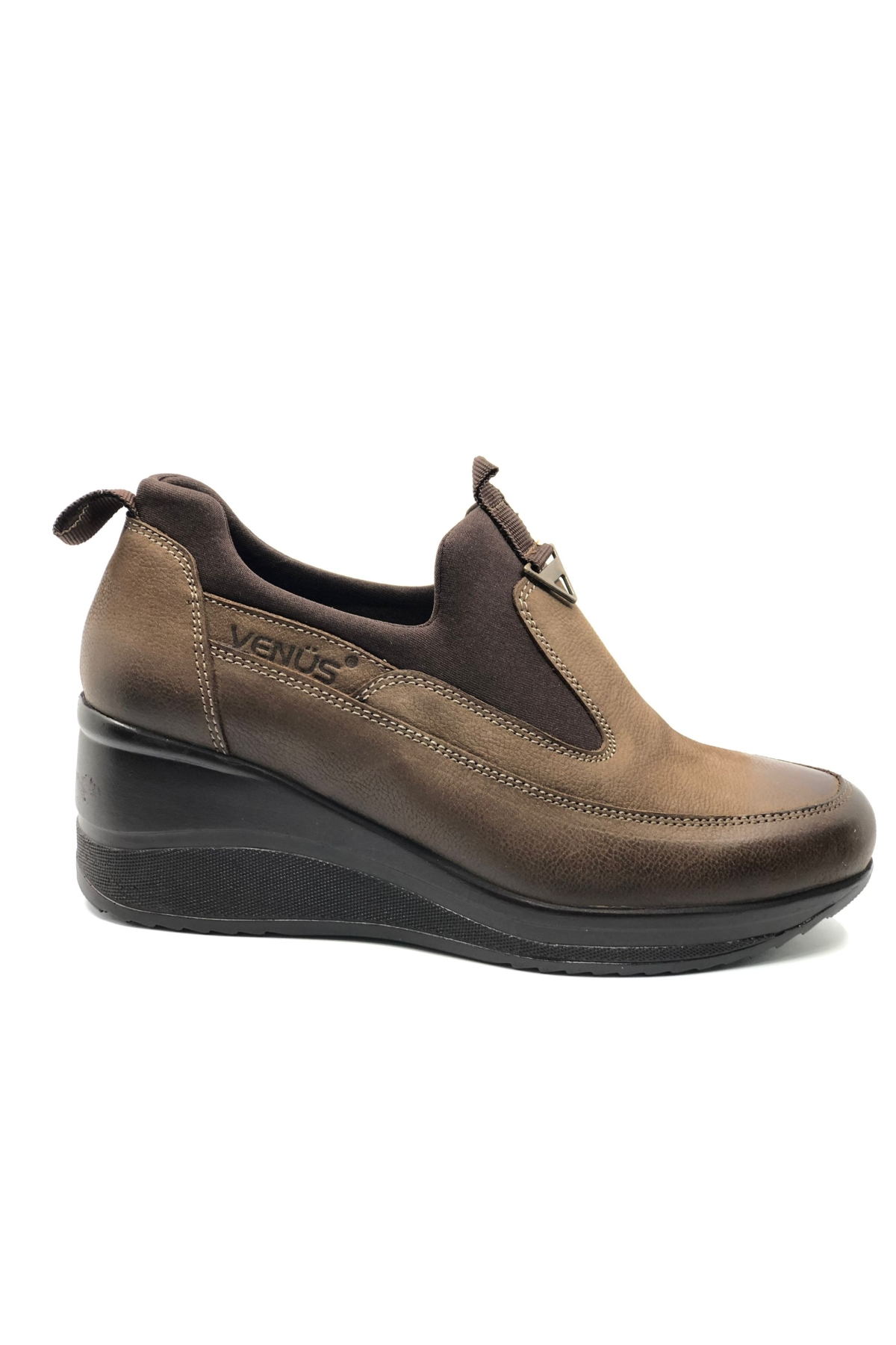 Maranta Hakiki Deri Dolgu Topuk Ortopedik Kadın Casual Ayakkabı - Görsel 2