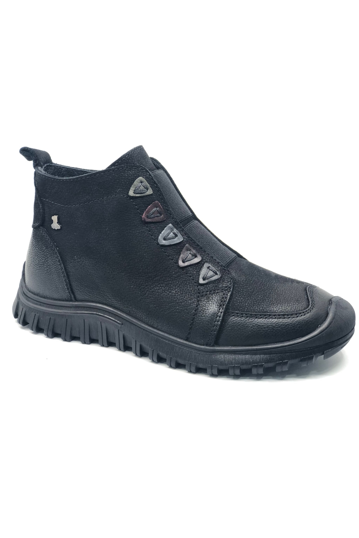 Nikkoolll Hakiki Deri Kaymaz Taban Ortopedik Kadın Bot - Görsel 3