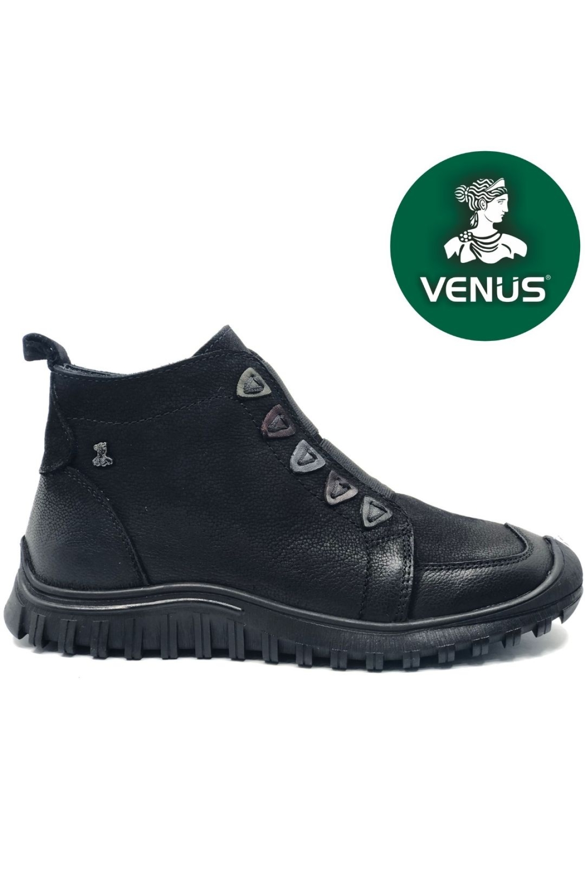 Nikkoolll Hakiki Deri Kaymaz Taban Ortopedik Kadın Bot - Görsel 4