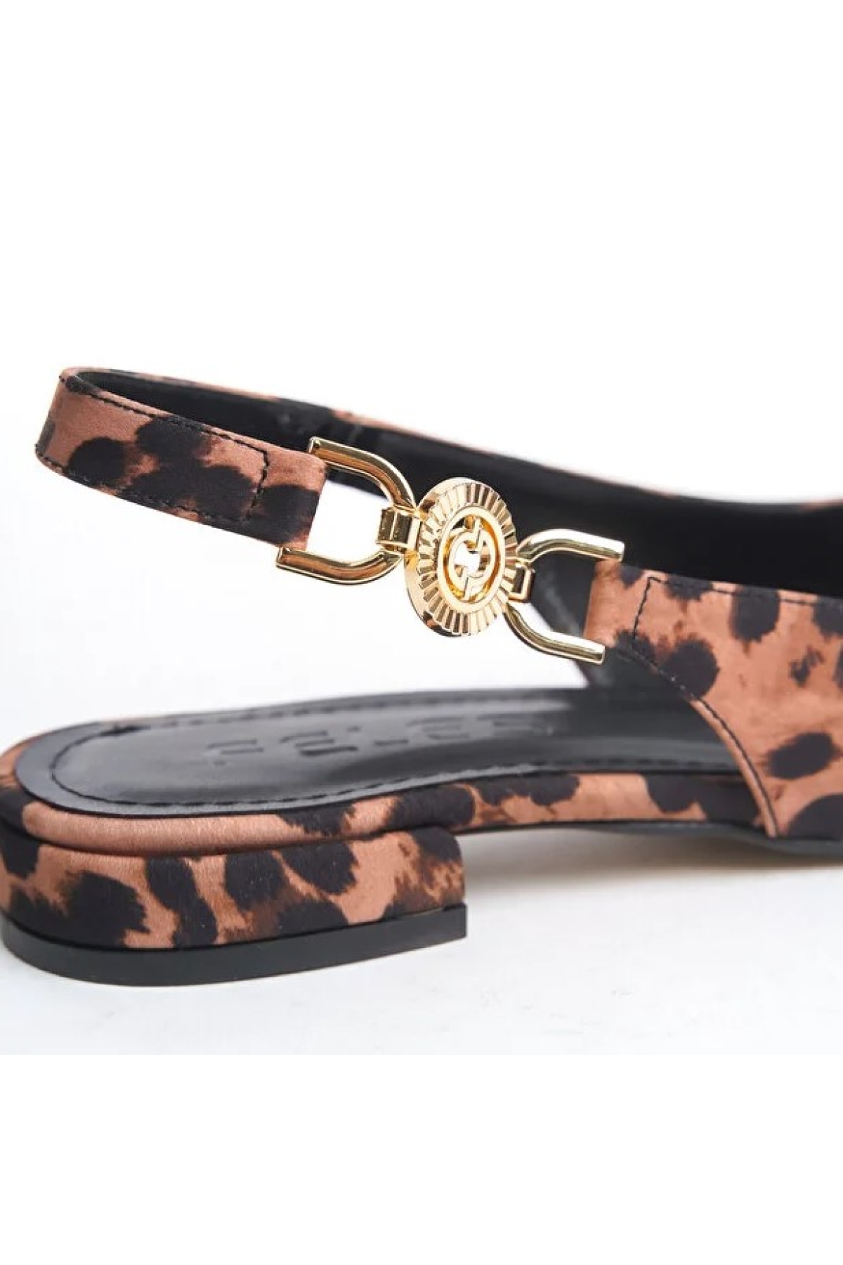 Yan Toka Detaylı Arkası Açık Kadın Babet Ayakkabı - Görsel 5