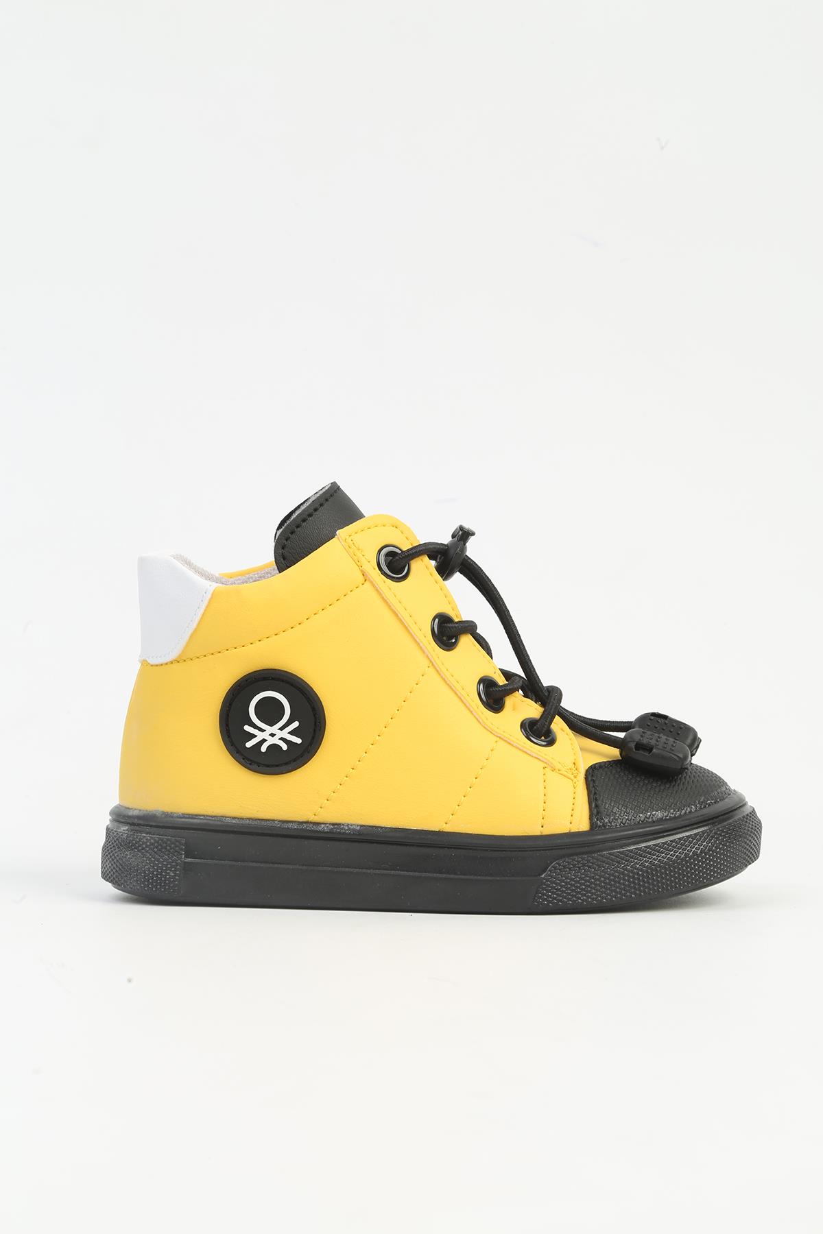 ® Sarı Çocuk Spor Ayakkabı BN-31828 - Görsel 2