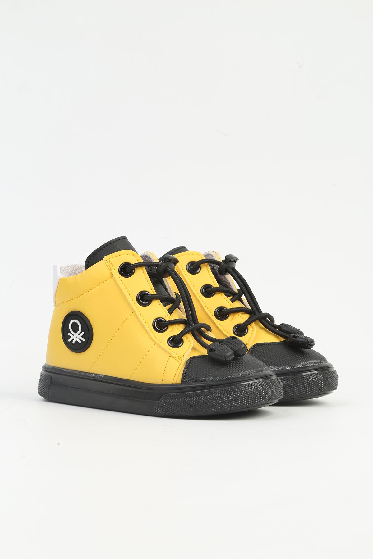 ® Sarı Çocuk Spor Ayakkabı BN-31828 - Görsel 3