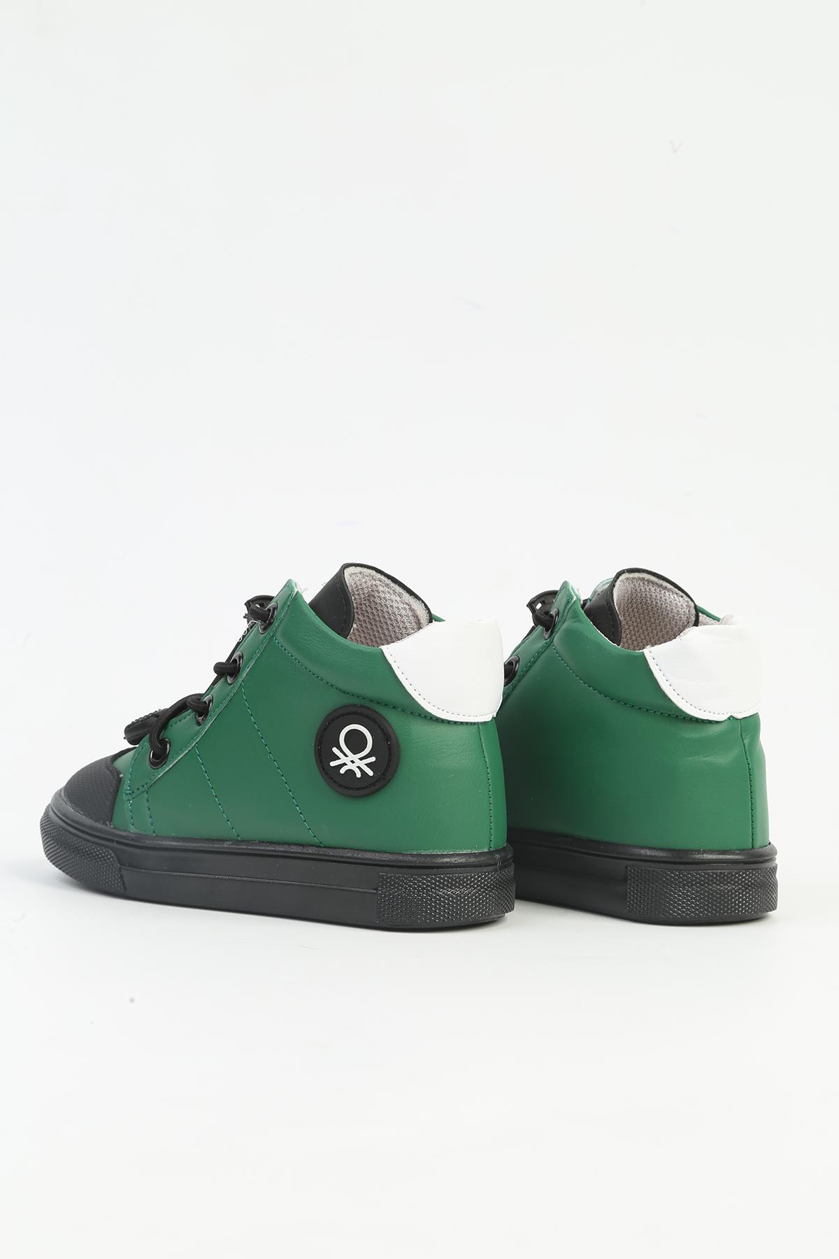 ® Yeşil Çocuk Spor Ayakkabı BN-31828 - Görsel 4