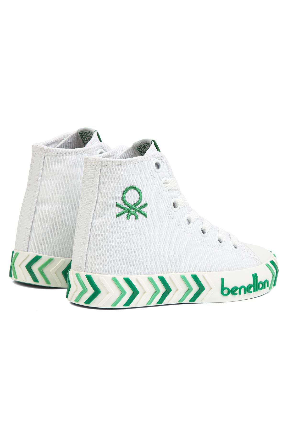 ® | BN-90636- Beyaz Yesil - Çocuk Spor Ayakkabı - Görsel 4