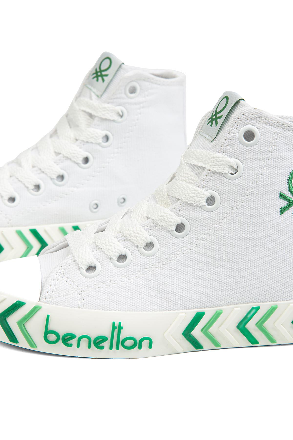 ® | BN-90636- Beyaz Yesil - Çocuk Spor Ayakkabı - Görsel 5